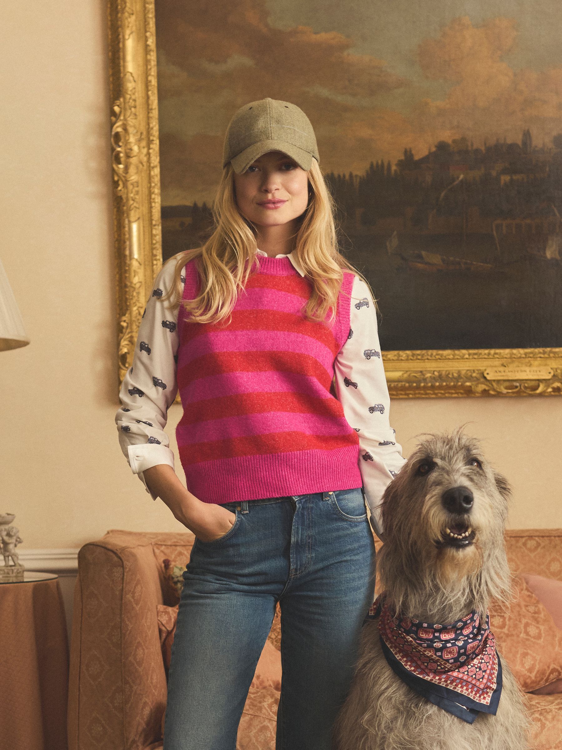 Unisex Perry Green Tweed Baseball Cap - Image 3 of 9