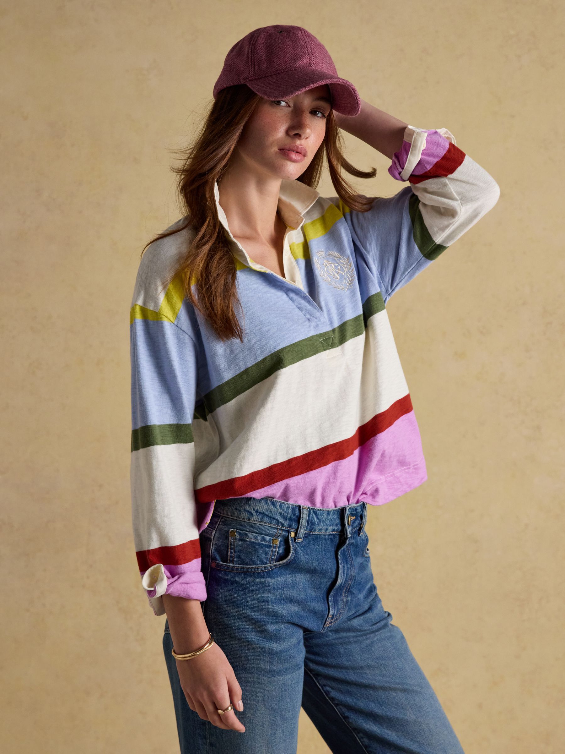 Unisex Perry Plum Purple Tweed Baseball Cap - Image 3 of 8