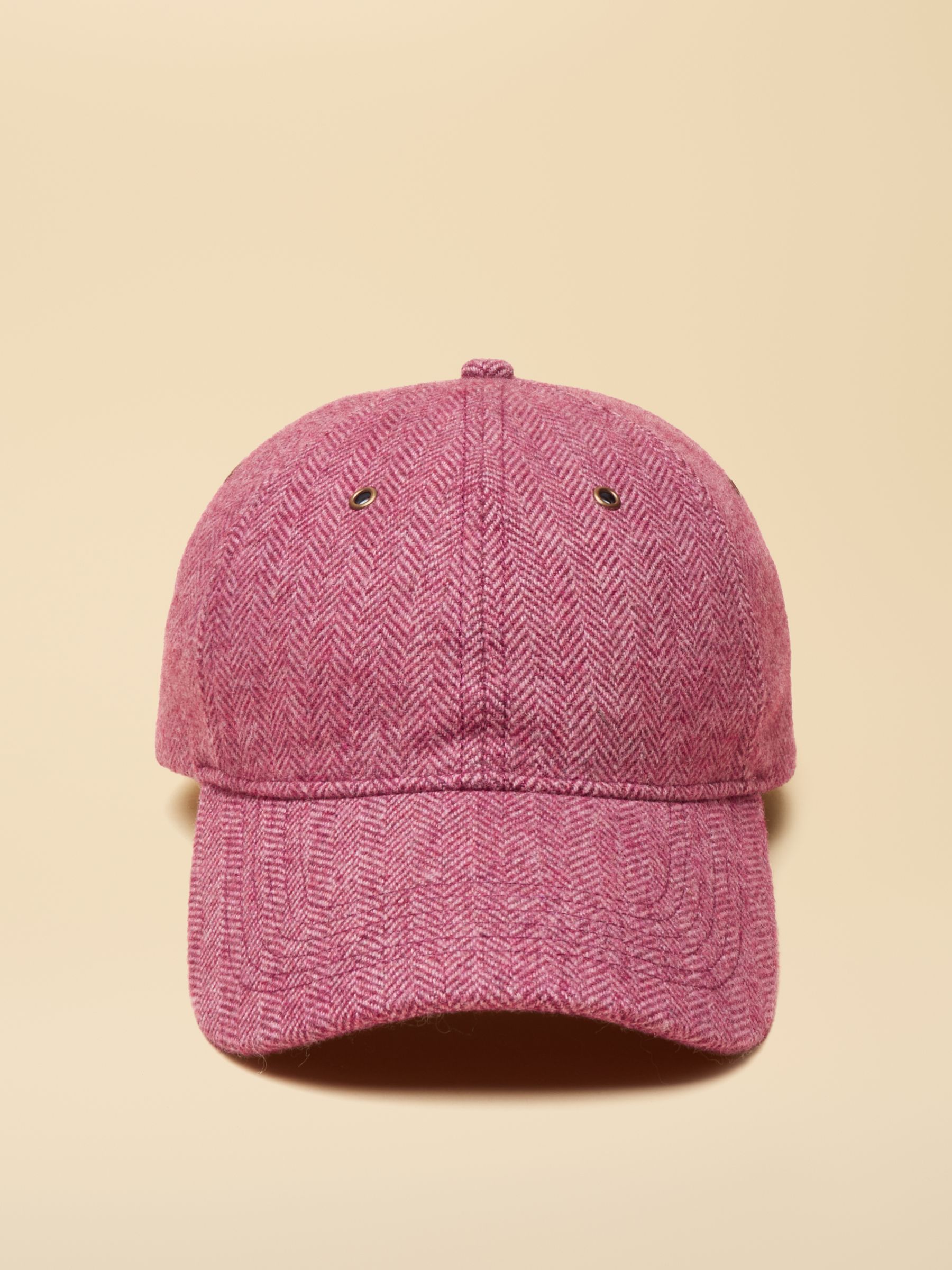 Unisex Perry Plum Purple Tweed Baseball Cap - Image 5 of 8