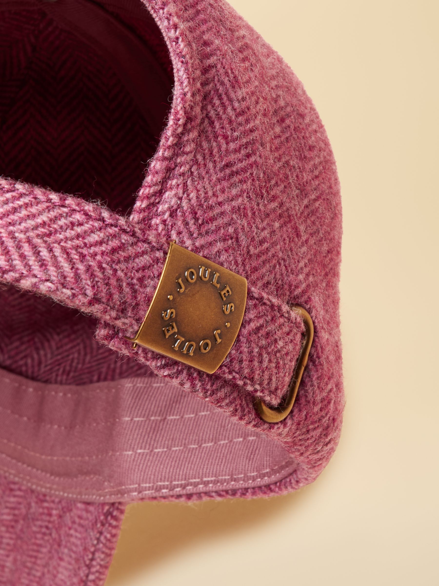 Unisex Perry Plum Purple Tweed Baseball Cap - Image 7 of 8