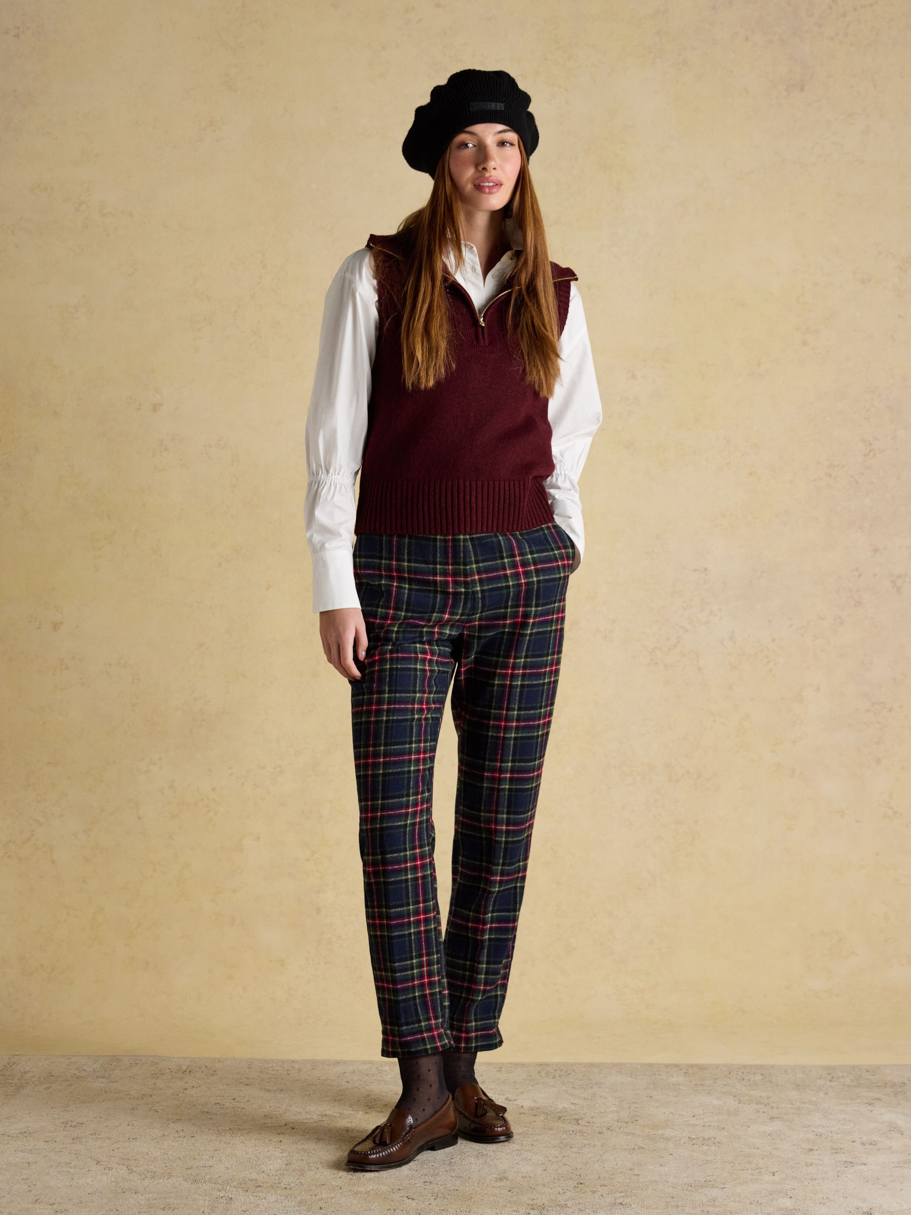 Joelle Black Ribbed Knitted Beret - Image 2 of 8 Joelle Black Ribbed Knitted Beret - Image 2 of 8