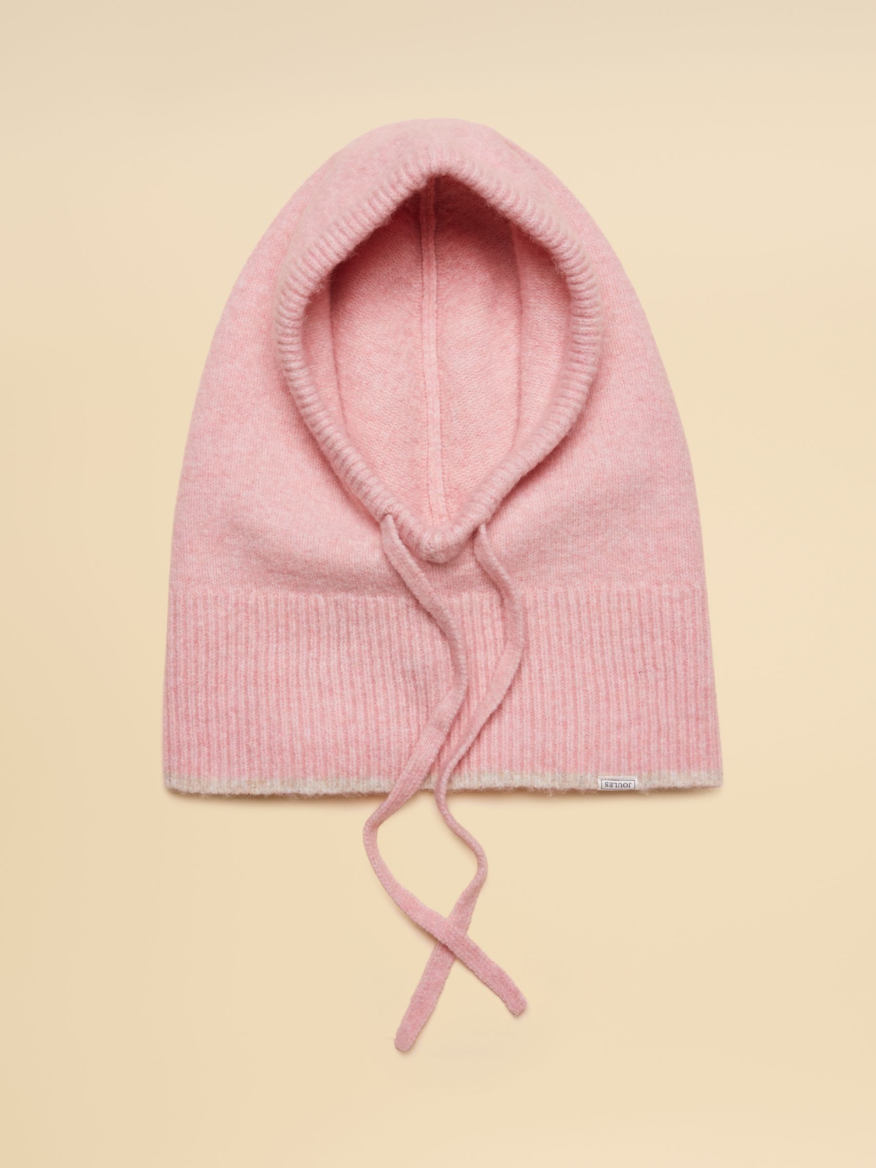 Kendra Pale Pink Knitted Hood - Image 4 of 6