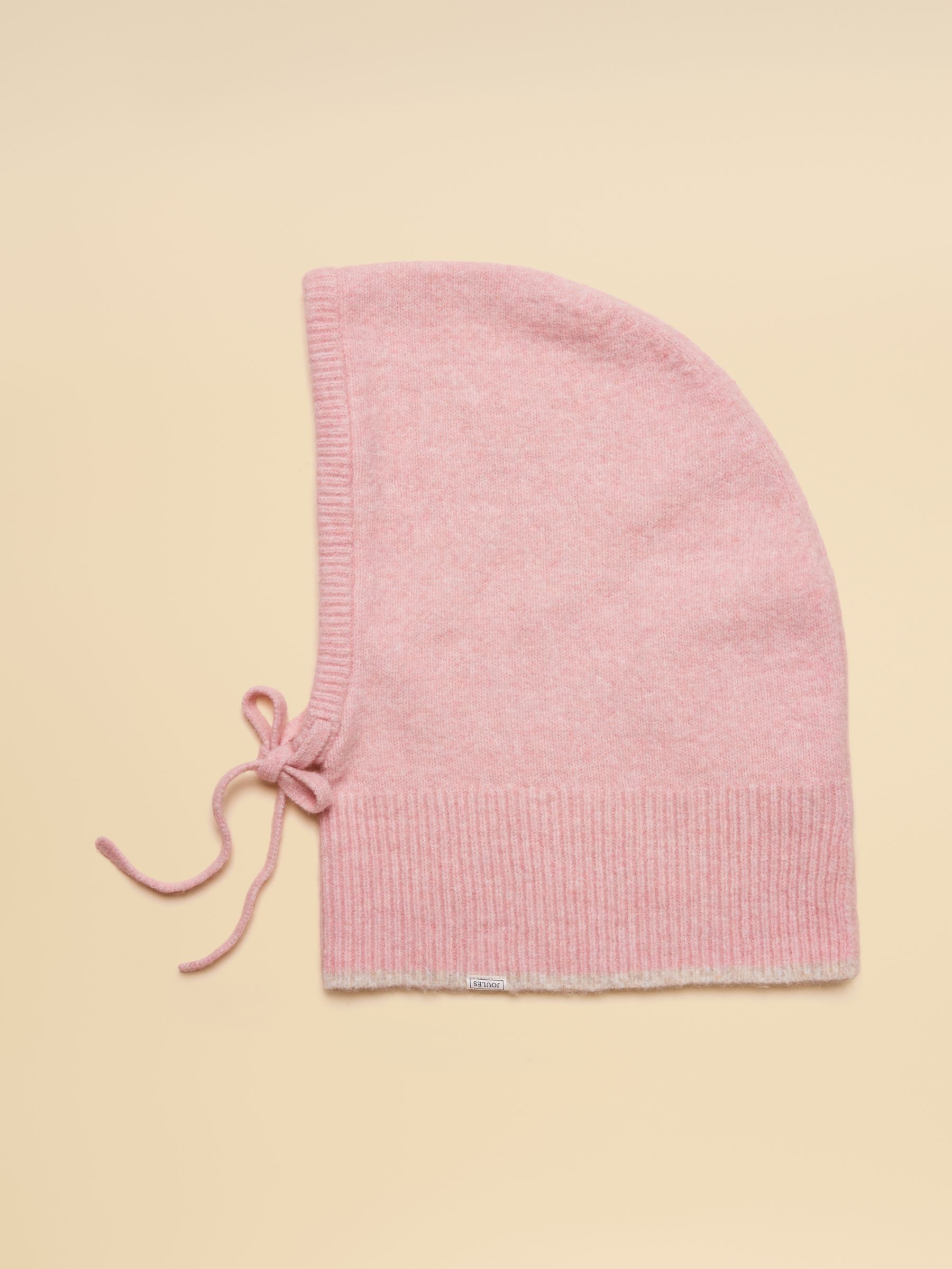Kendra Pale Pink Knitted Hood - Image 5 of 6