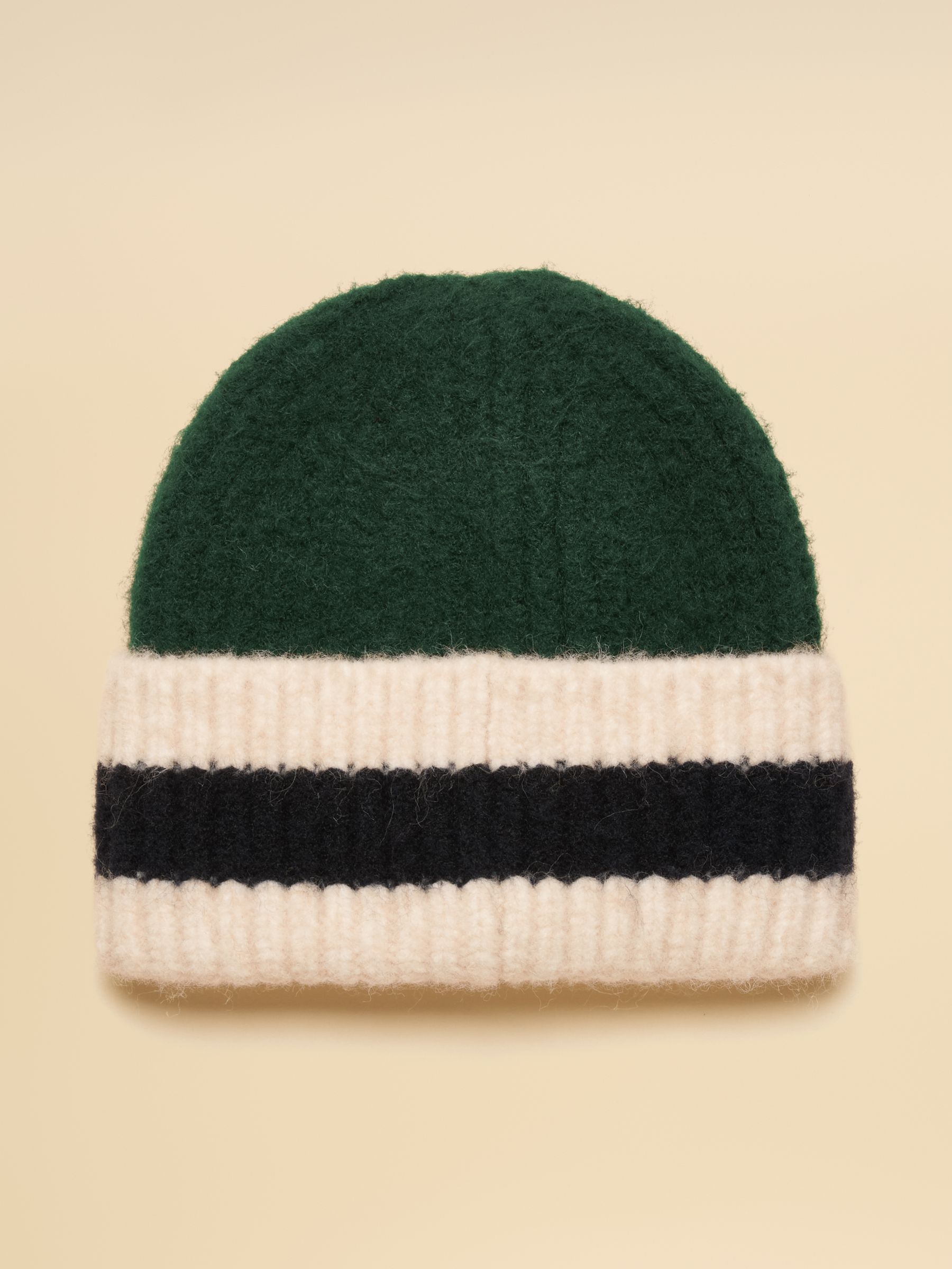 Popley Green Blue Stripe Beanie - Image 6 of 8