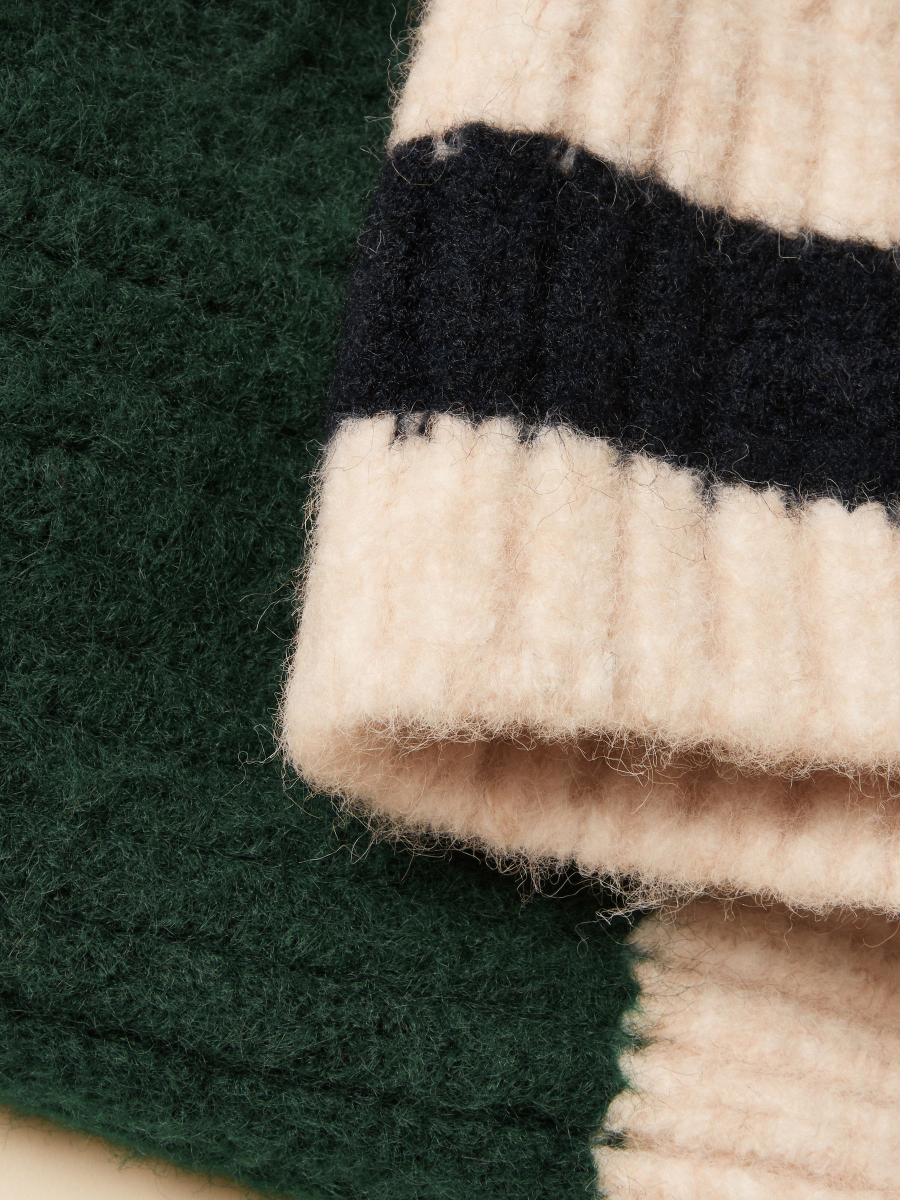 Popley Green Blue Stripe Beanie - Image 8 of 8