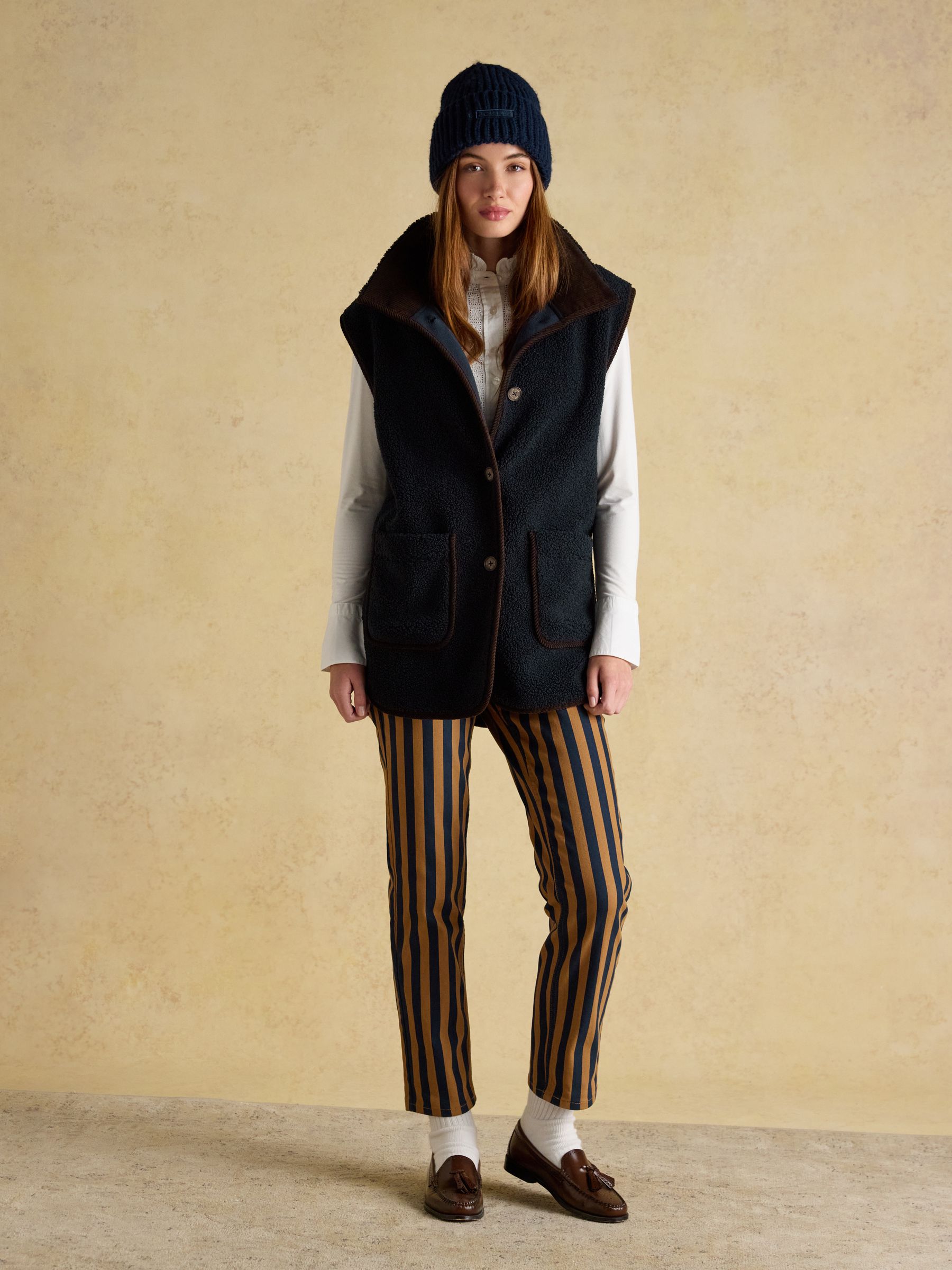 Rosa Navy Beanie Hat - Image 2 of 6