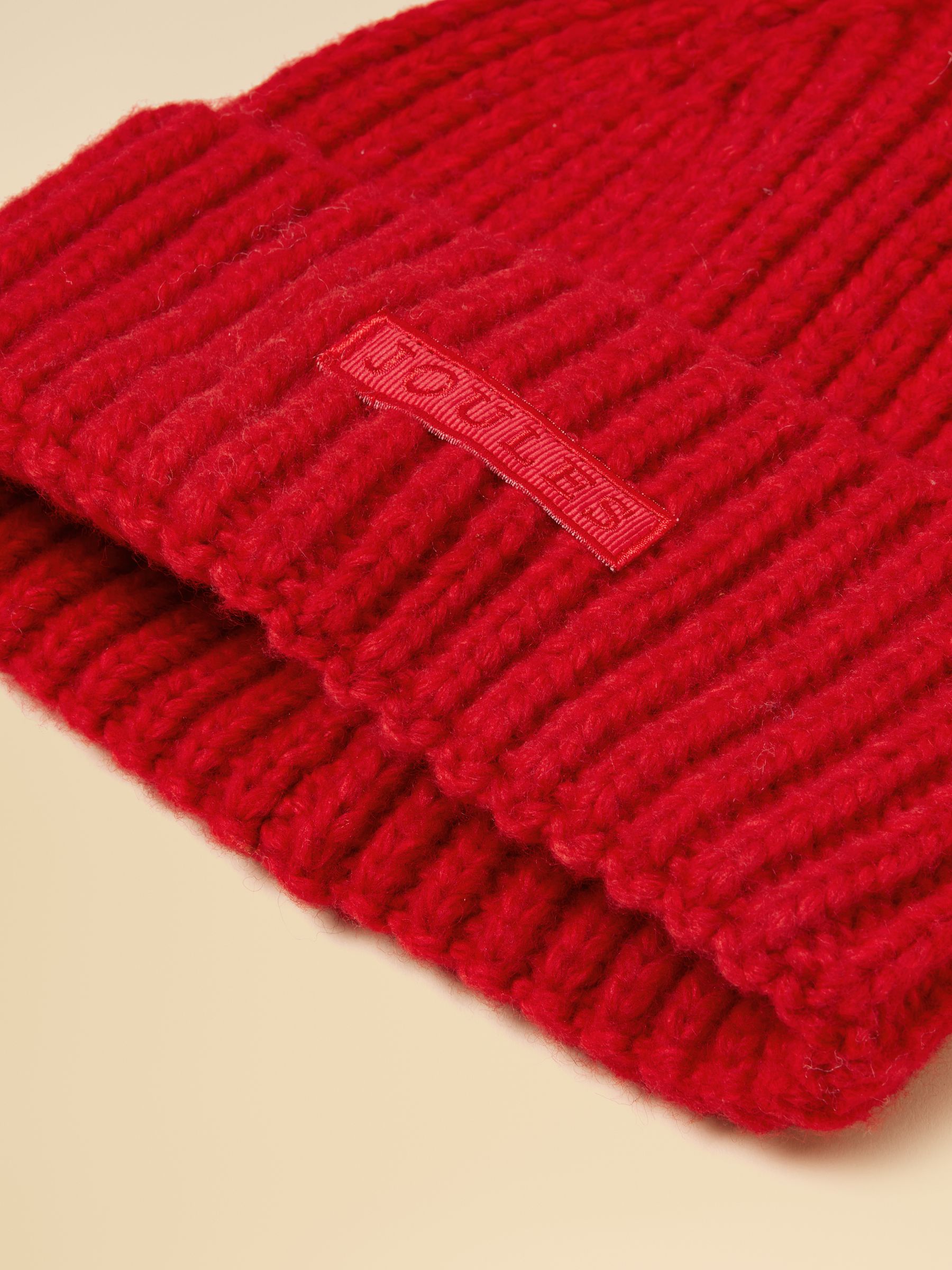 Rosa Red Beanie Hat - Image 6 of 6 Rosa Red Beanie Hat - Image 6 of 6