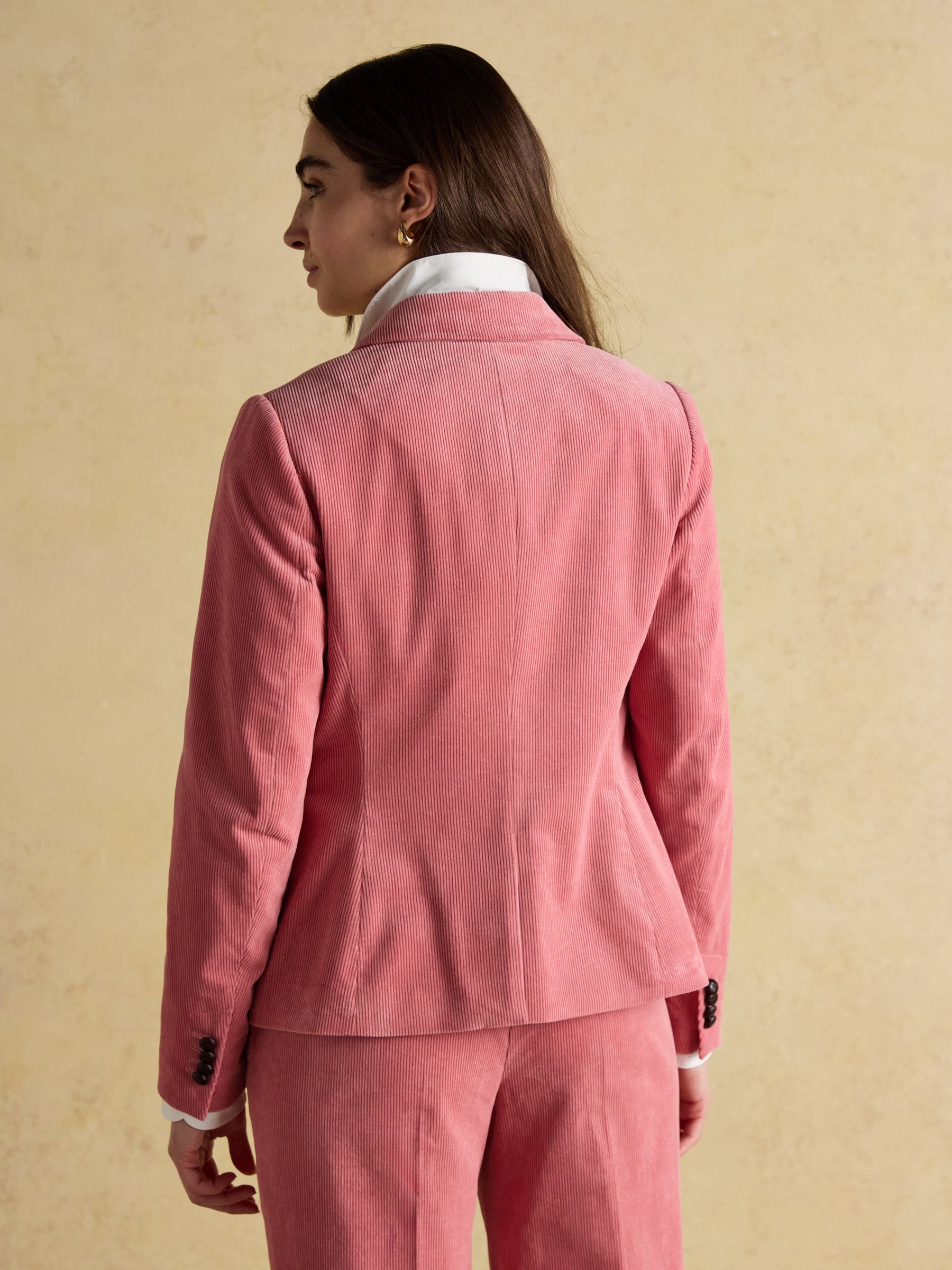 Fernhill Pink Corduroy Double Breasted Blazer - Image 2 of 11