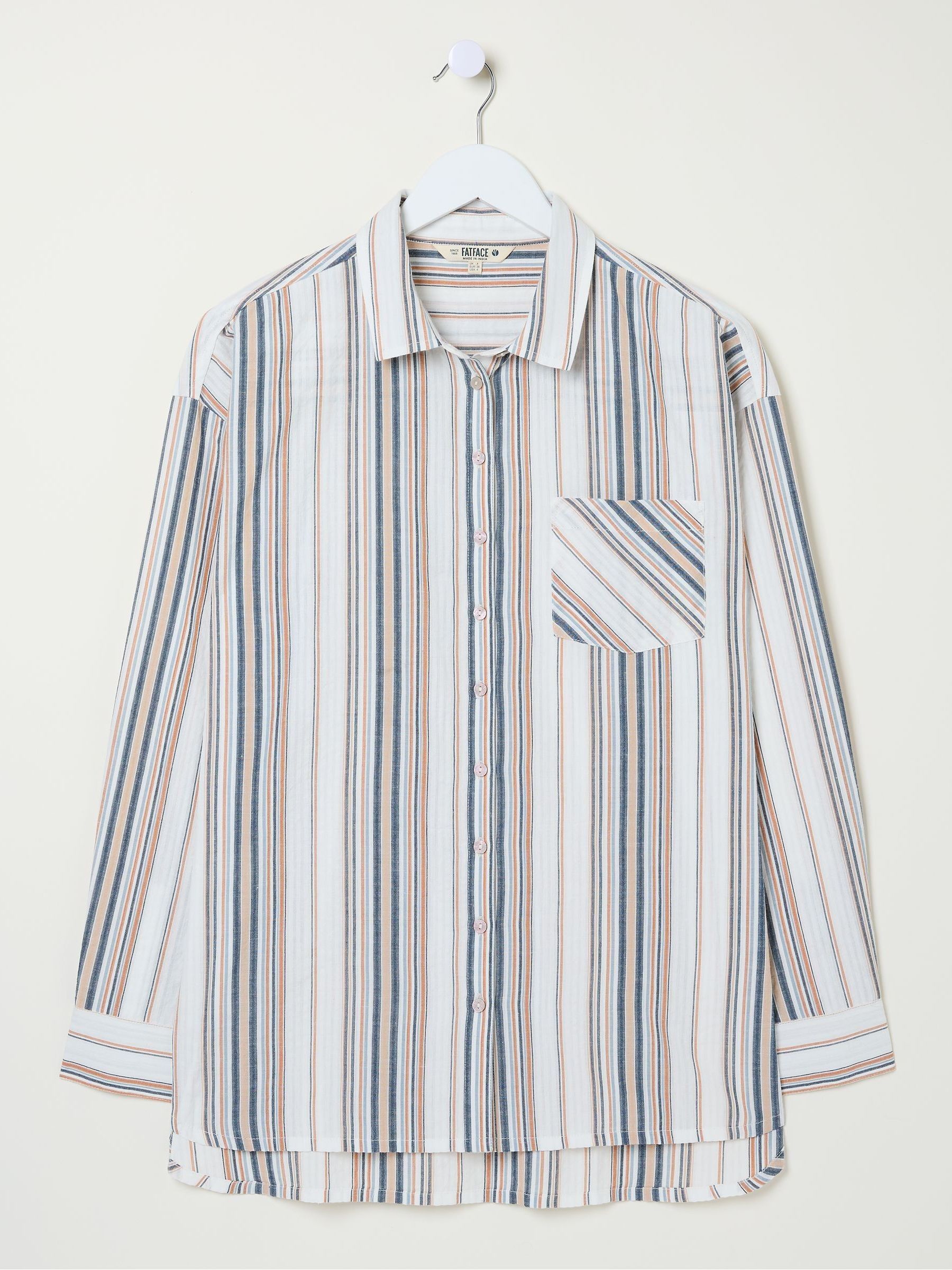 Multi 100% Cotton Carolin Stripe Shirt - Image 1 of 1