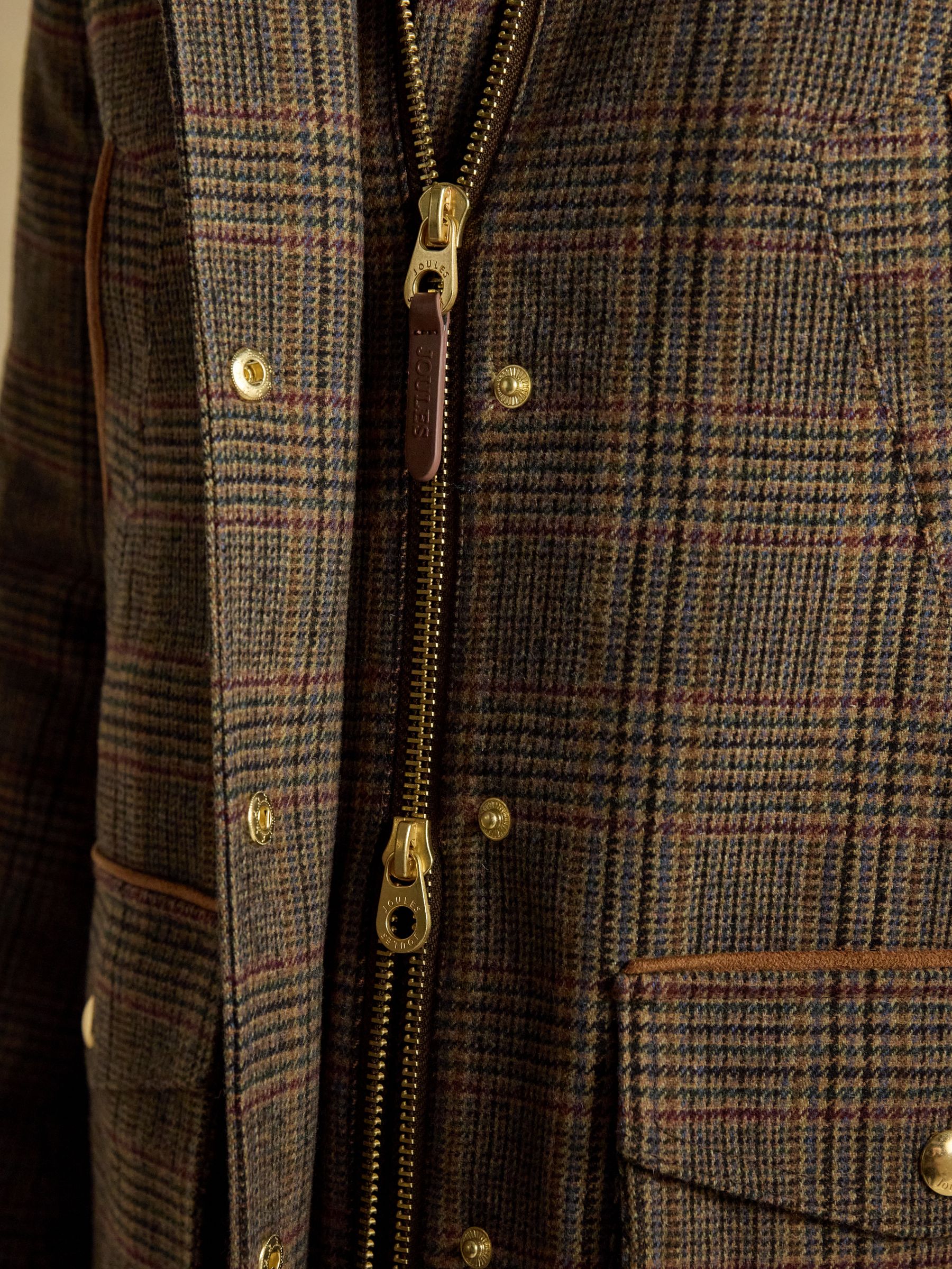 Contemporary Brown Check Tweed Fieldcoat - Image 12 of 16