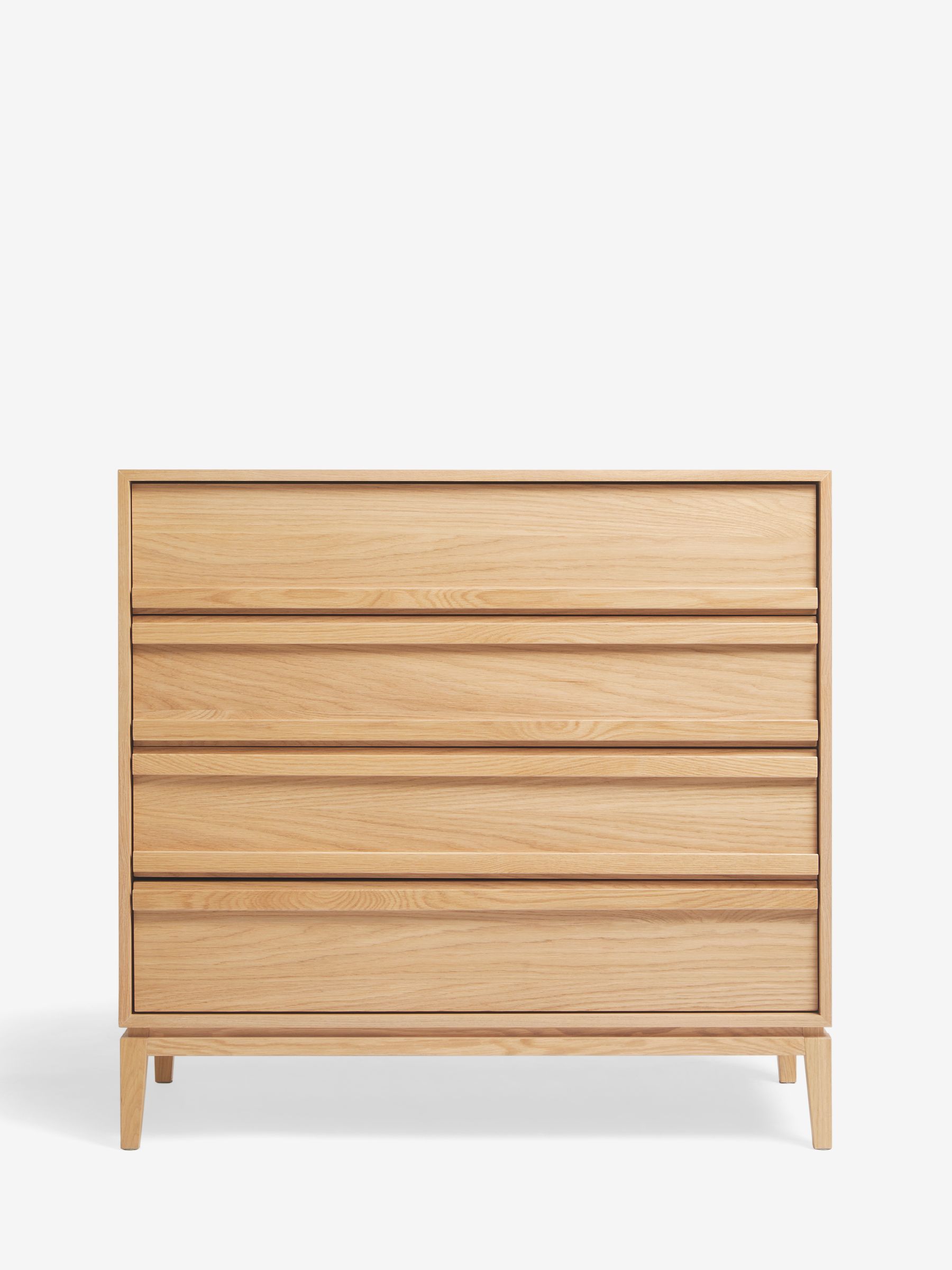 Jasper Conran London Oak 4 Drawer Belgrave Walnut Chest of Drawers - Image 5 of 9