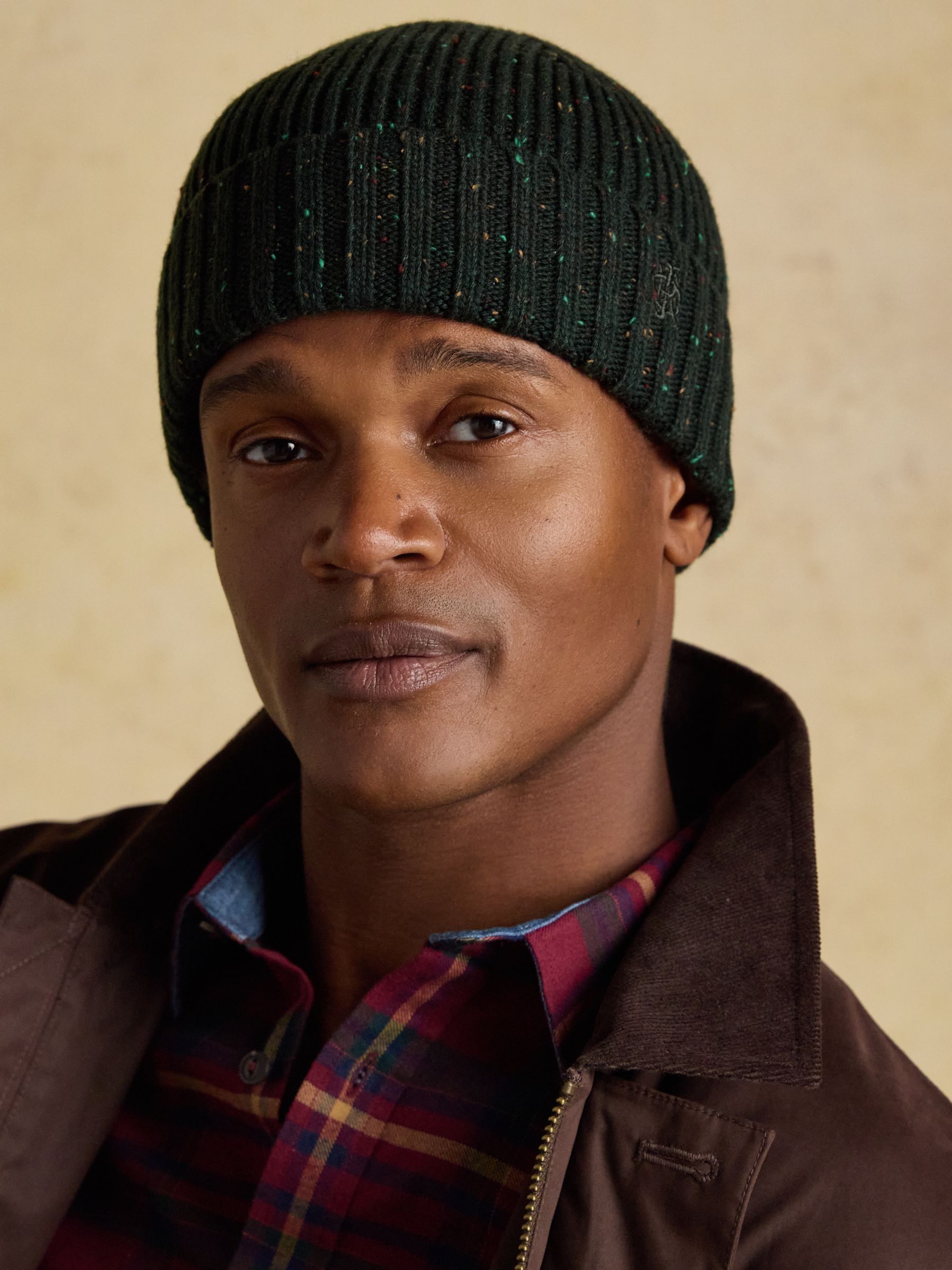 Hammond Green Beanie Hat - Image 5 of 7