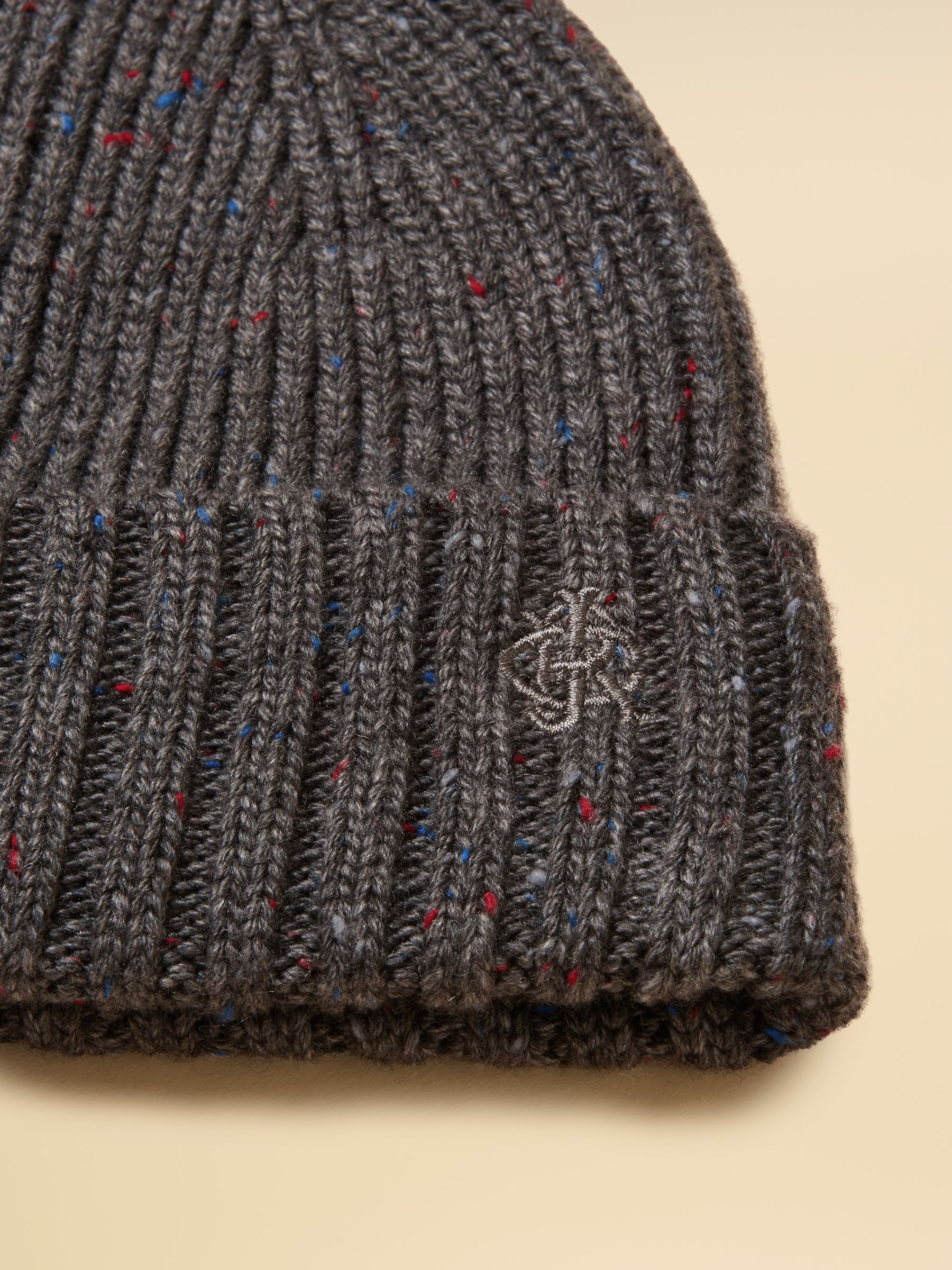 Hammond Grey Beanie Hat - Image 6 of 6 Hammond Grey Beanie Hat - Image 6 of 6