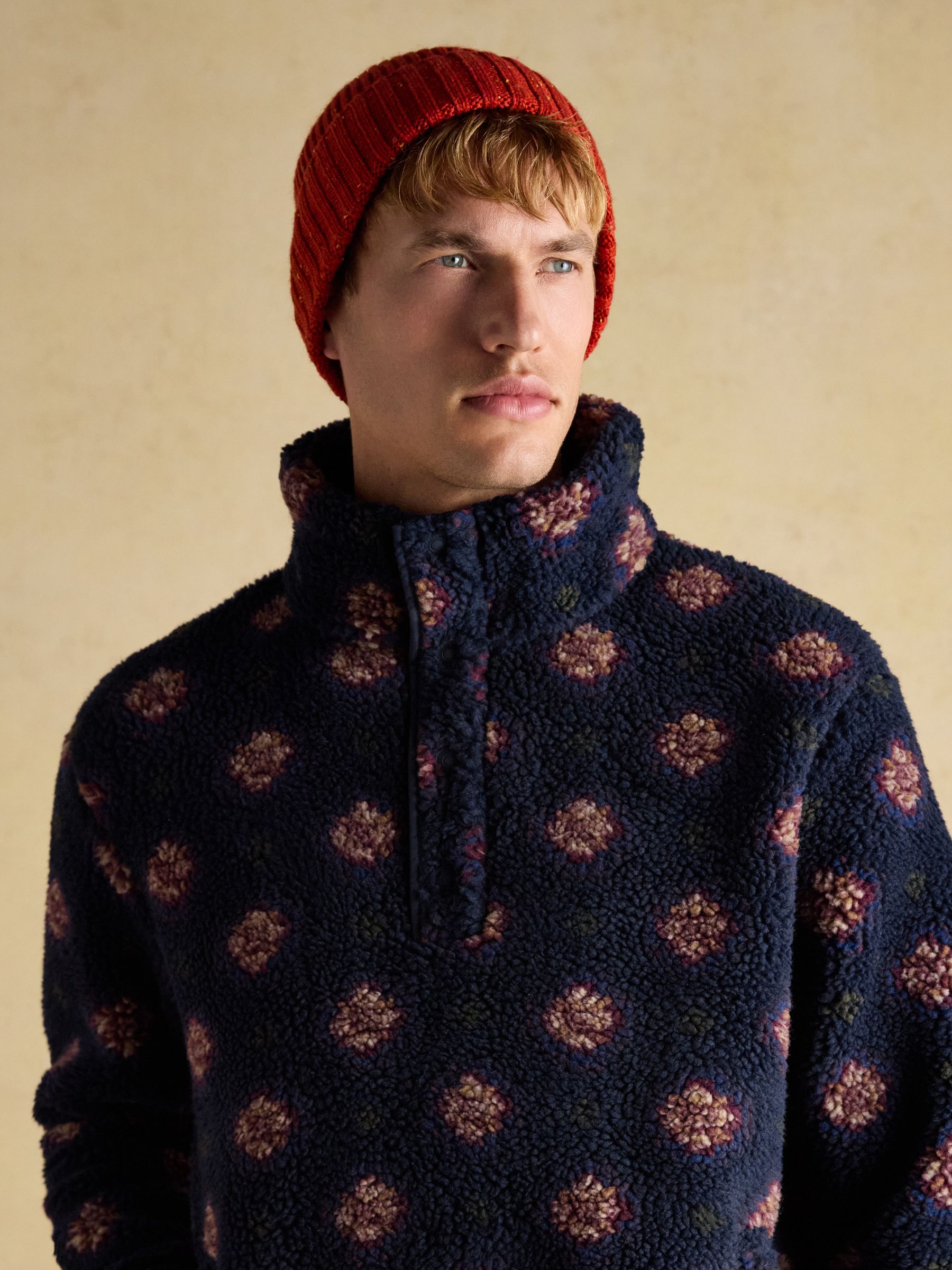 Hammond Orange Beanie Hat - Image 3 of 5