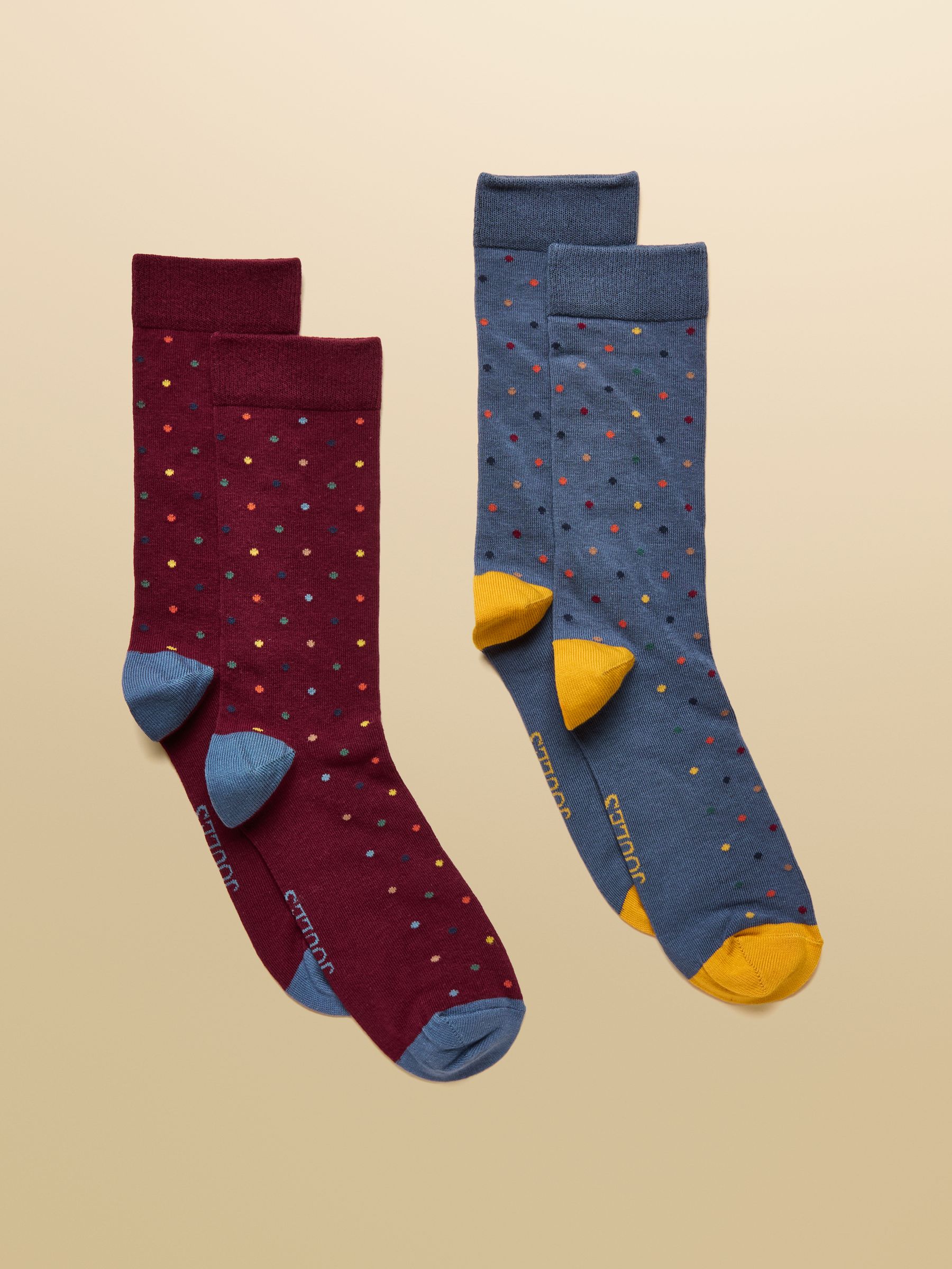Men's Kingsbury Red & Blue Socks 2 Pack (size 7-12) - Image 1 of 3 Men's Kingsbury Red & Blue Socks 2 Pack (size 7-12) - Image 1 of 3