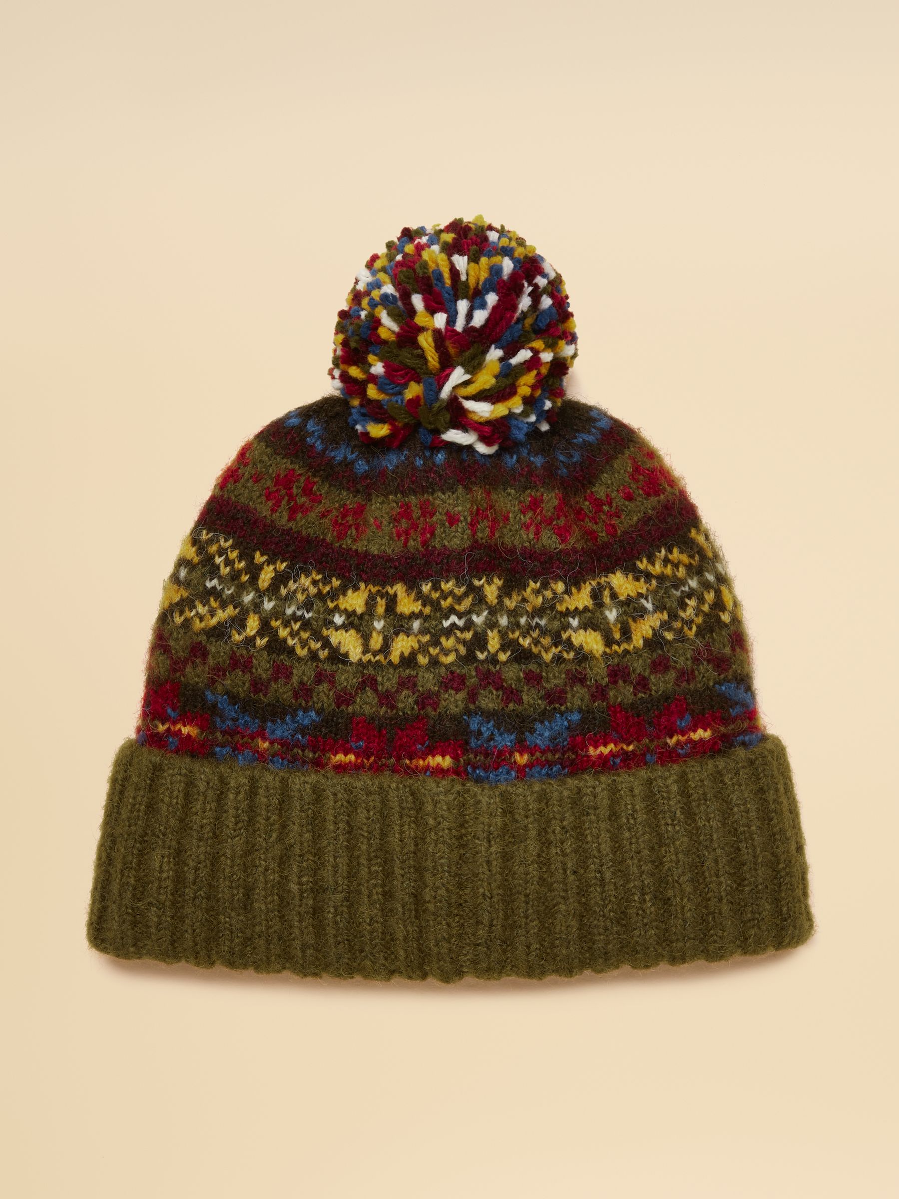 Walcott Green Bobble Hat - Image 5 of 6