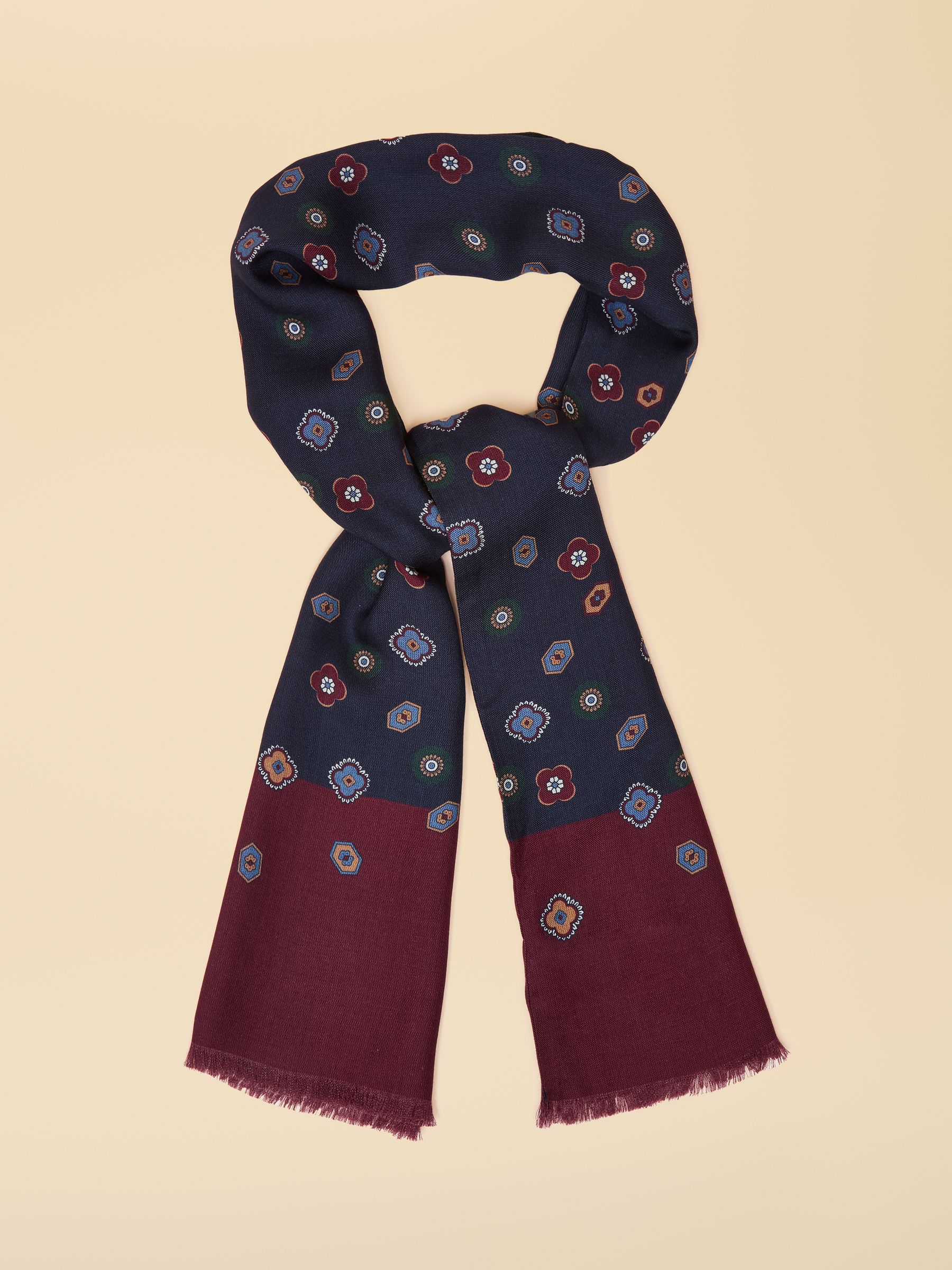 Mayfair Navy Scarf - Image 1 of 3