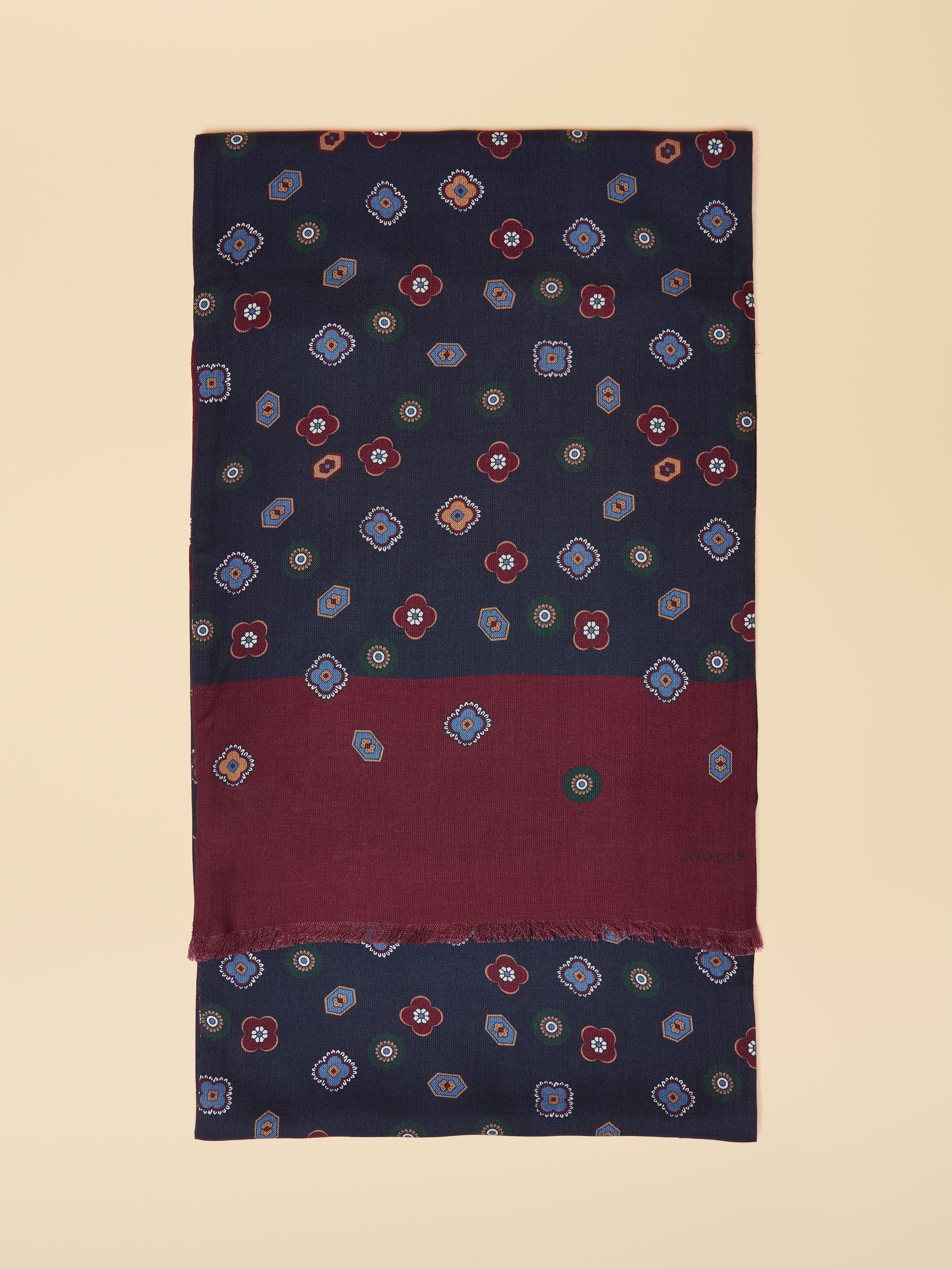 Mayfair Navy Scarf - Image 2 of 3