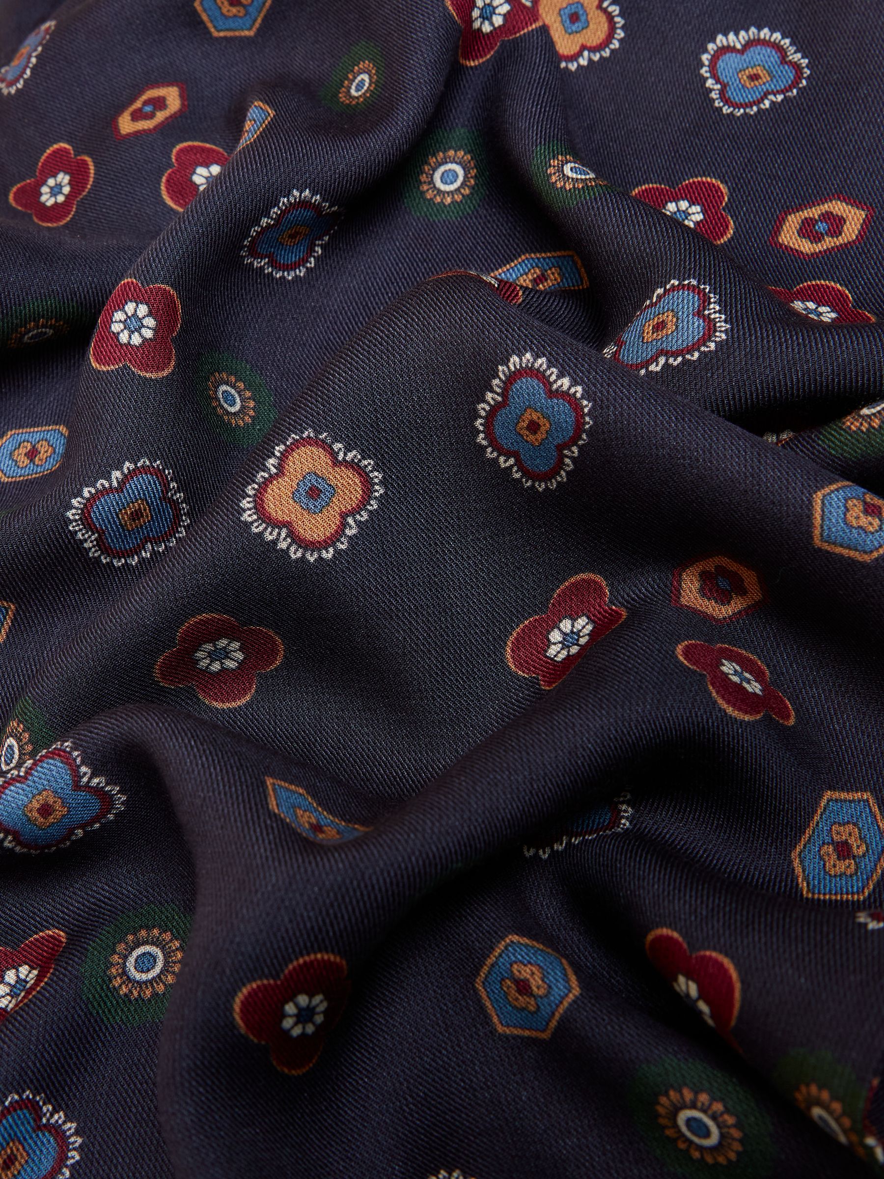 Mayfair Navy Scarf - Image 3 of 3