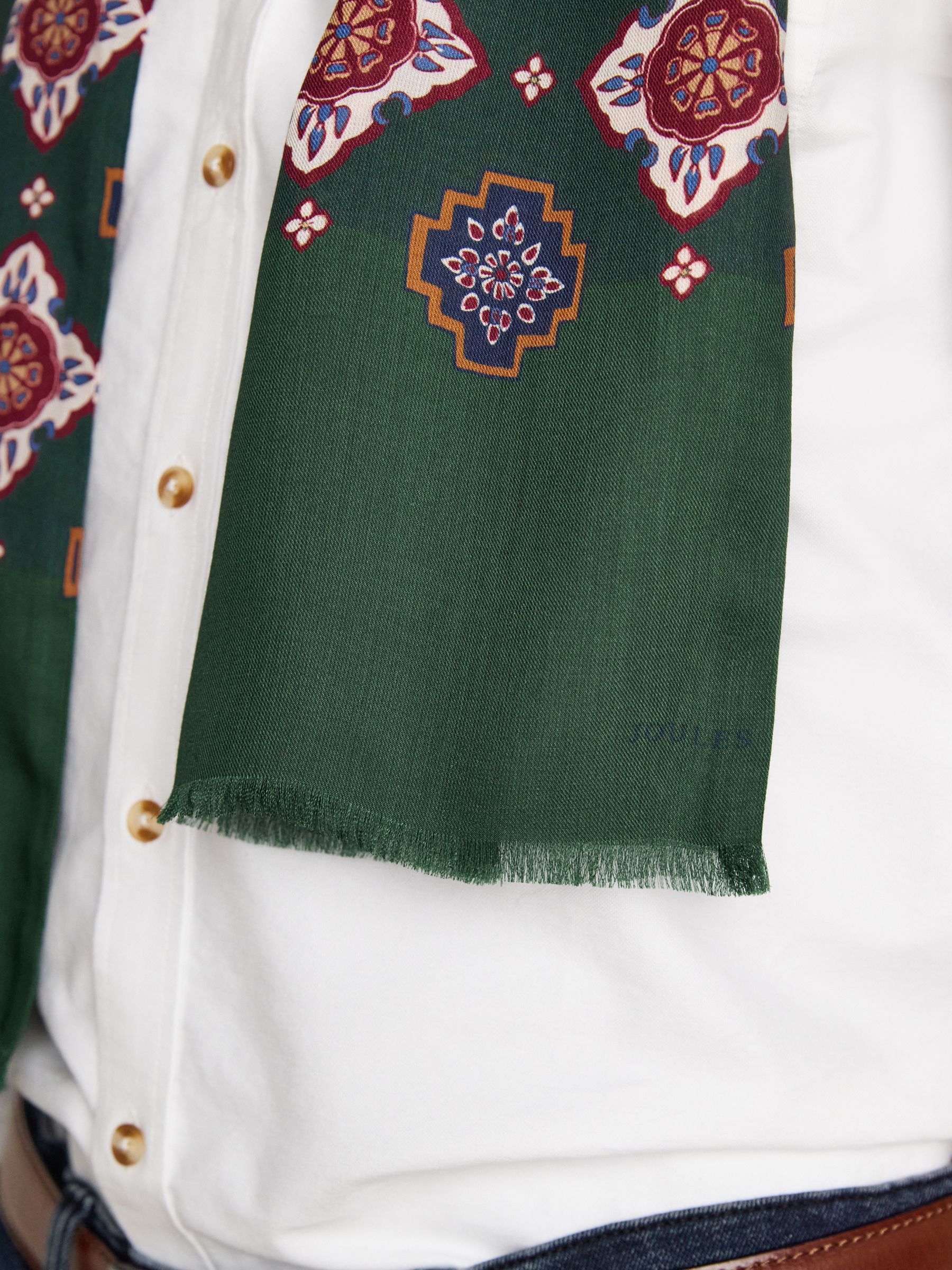 Mayfair Green Scarf - Image 4 of 4