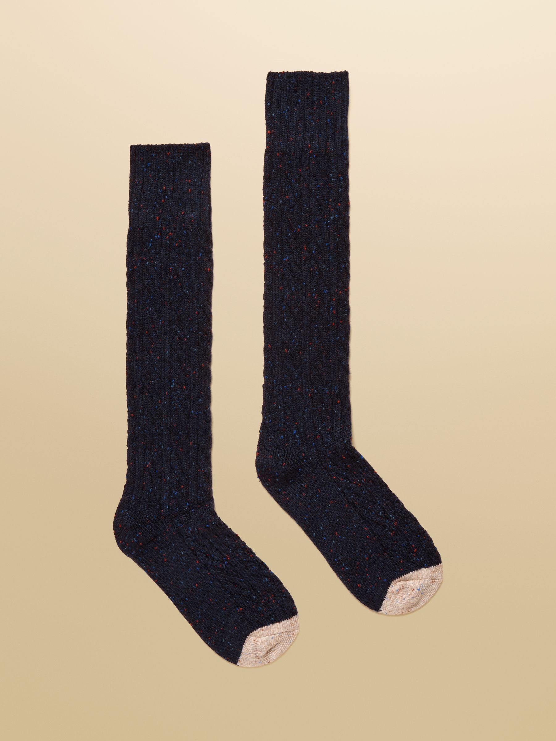 Women's Laurel Navy Welly Sock (size 4-8) - Image 1 of 3