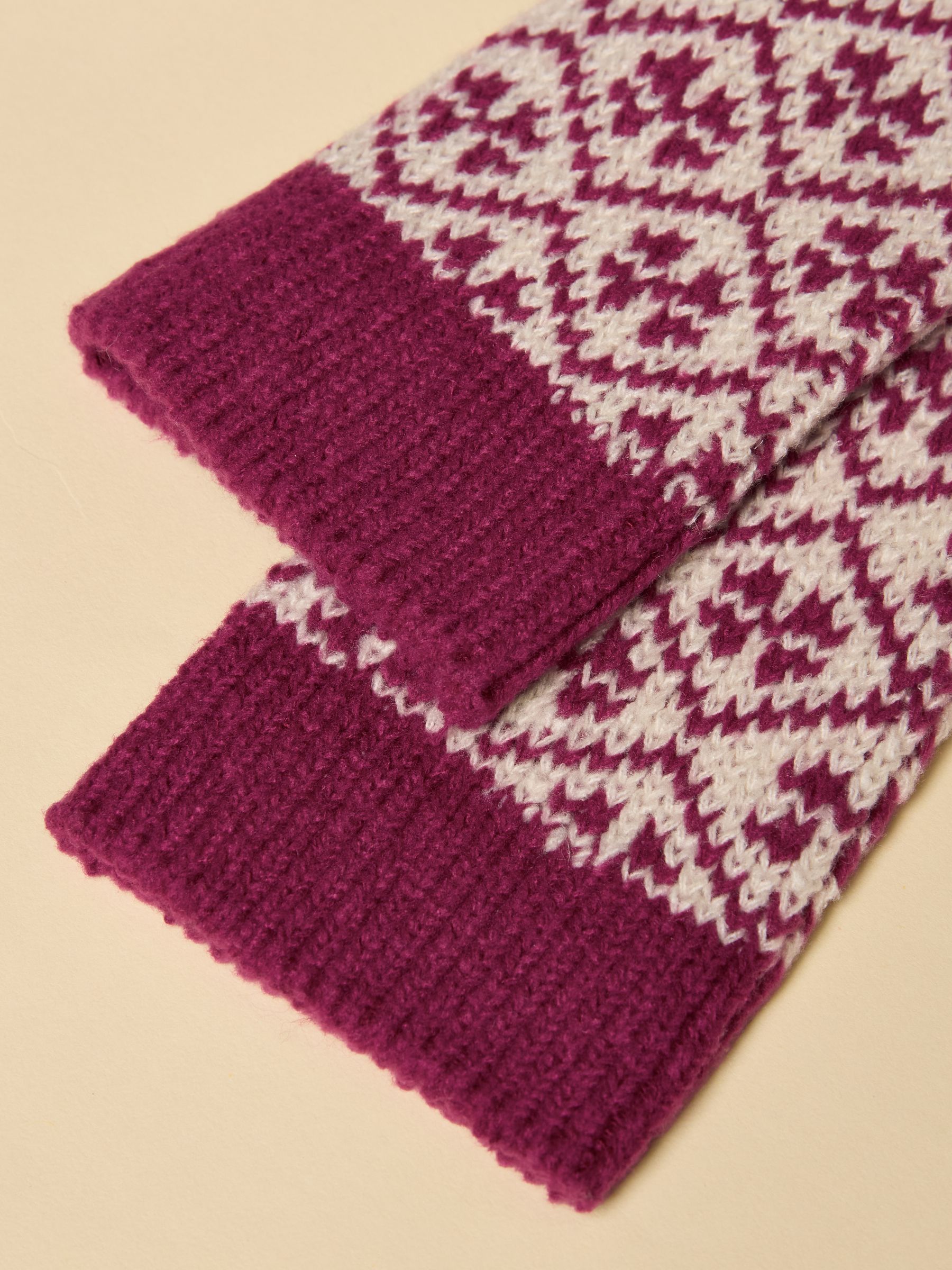 Women's Cosy Berry Red Socks (size 4-8) - Image 2 of 3