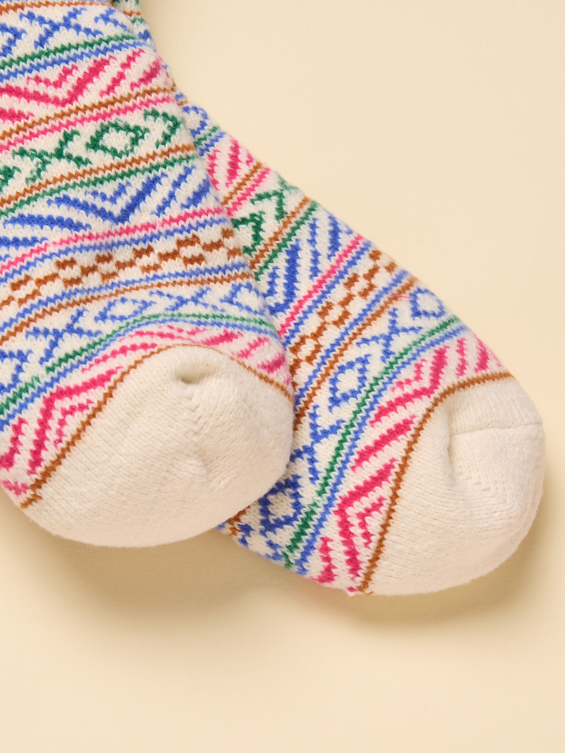 Women's Chalet Pink Cosy Lined Socks (size 4-8) - Image 3 of 3