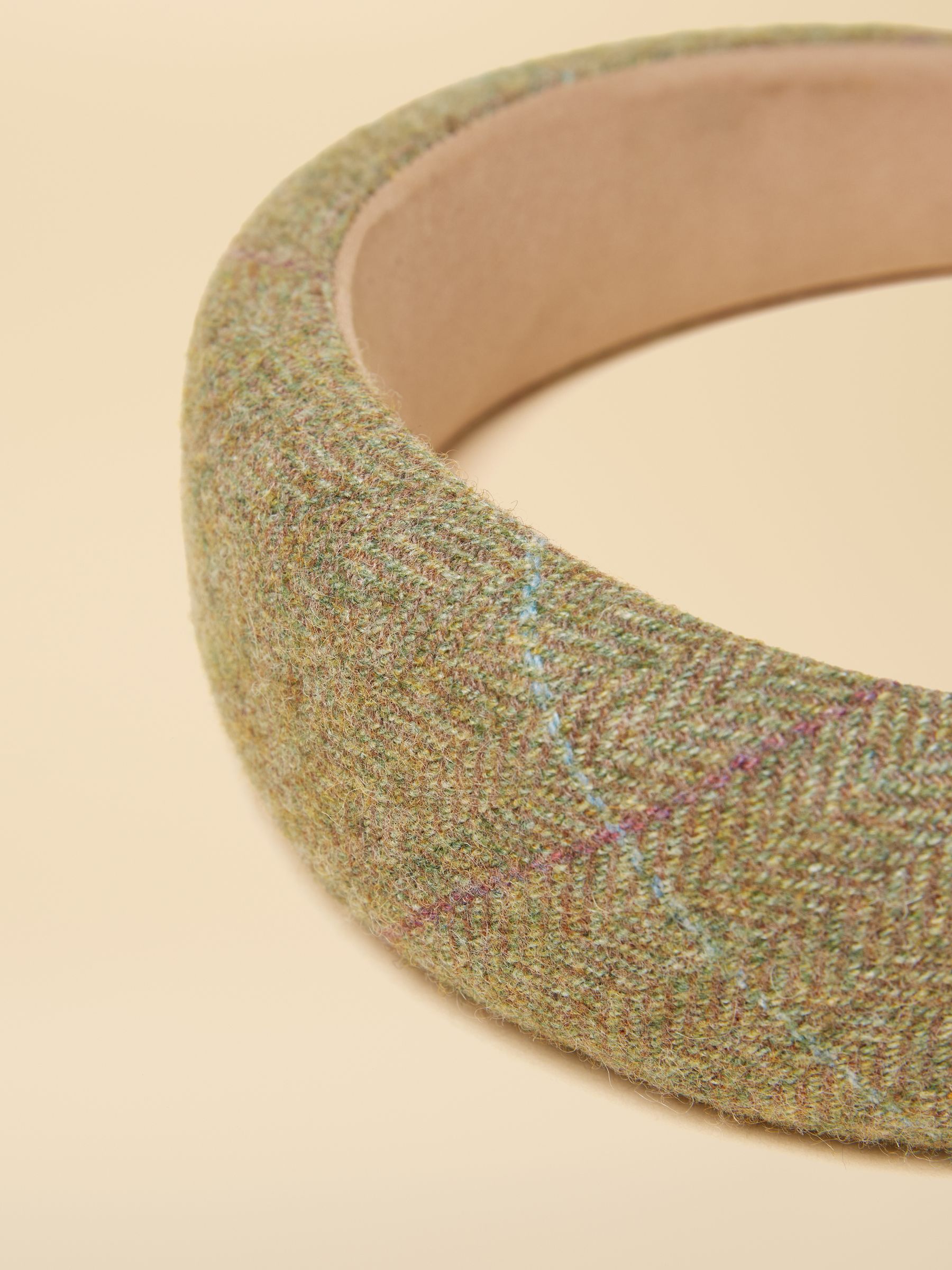 Tessie Green Tweed Headband - Image 7 of 8