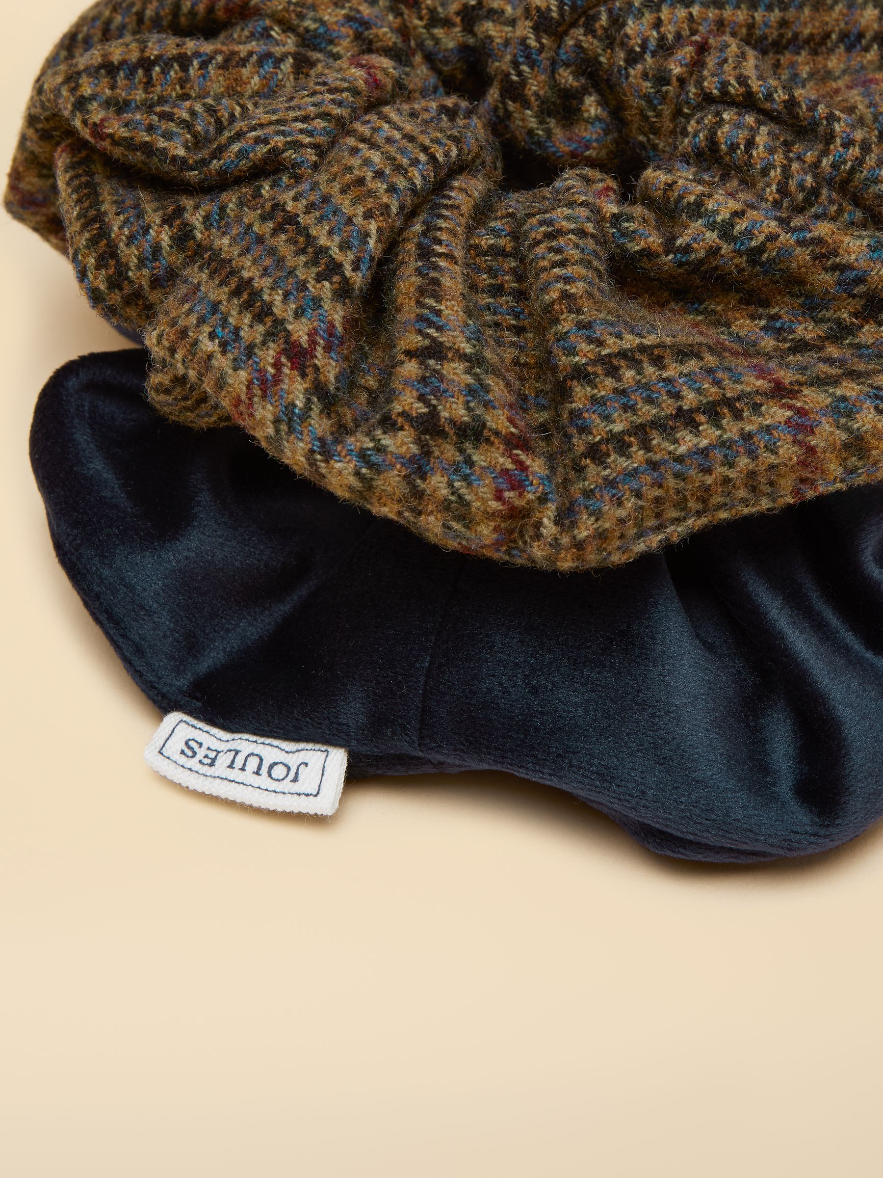 Annika Brown Scrunchie 2 Pack - Image 2 of 2