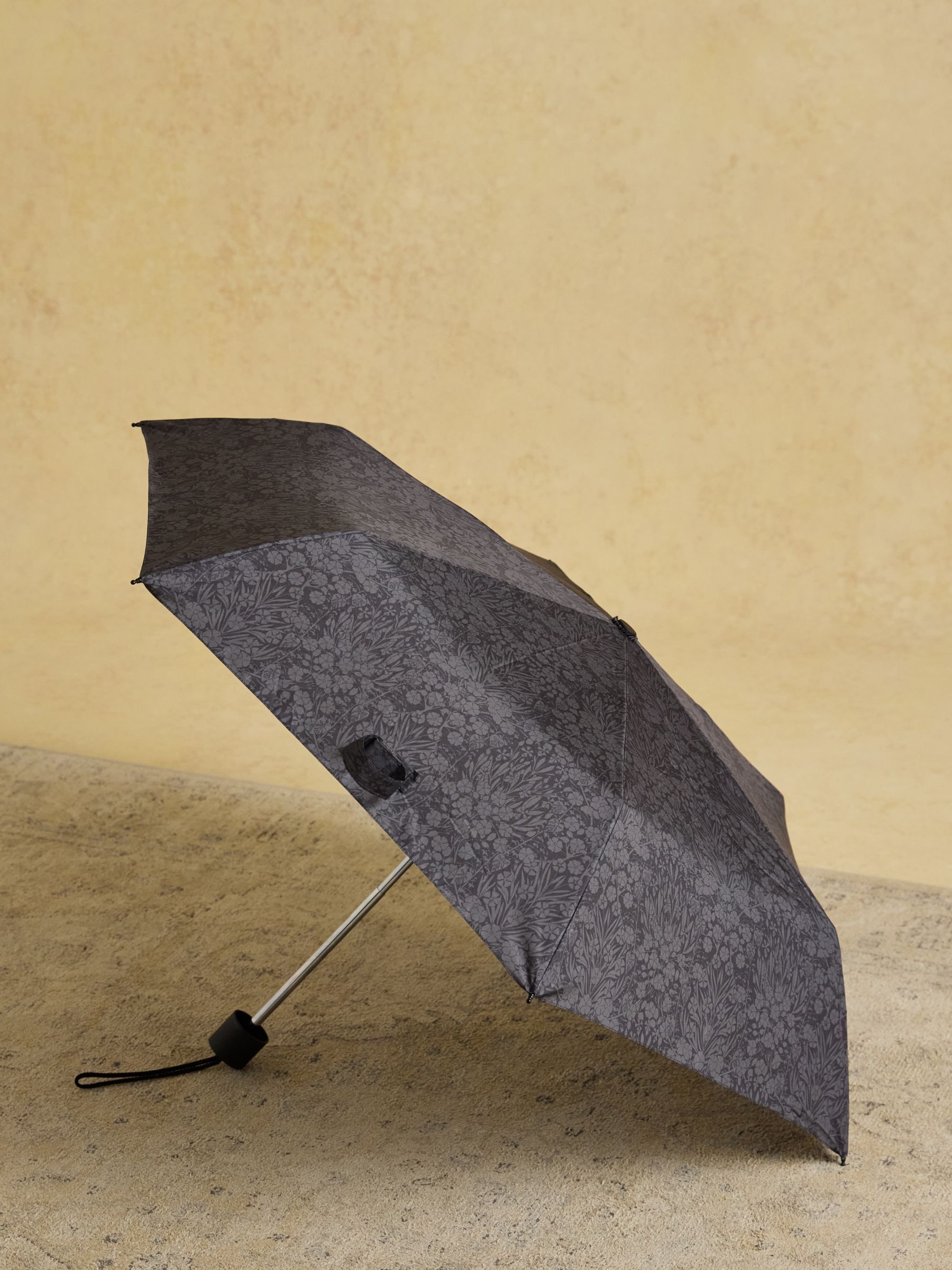 Rayne Black Printed Umbrella - Image 1 of 7