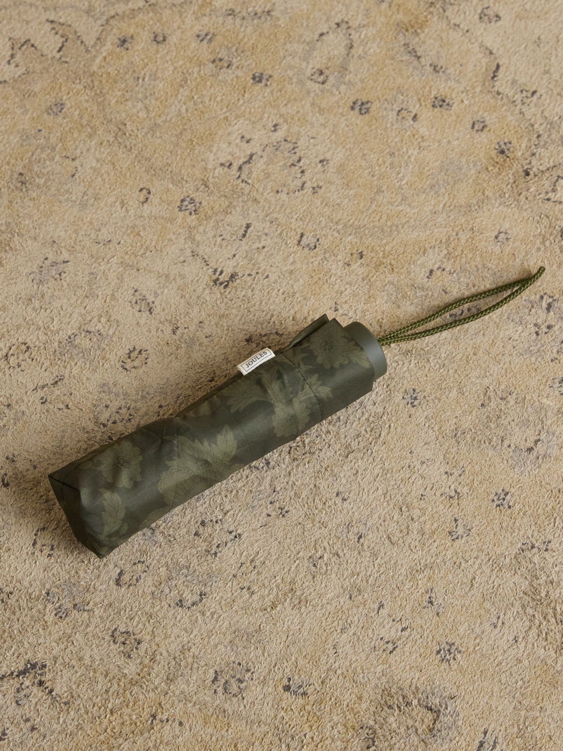 Rayne Green Printed Umbrella - Image 4 of 7