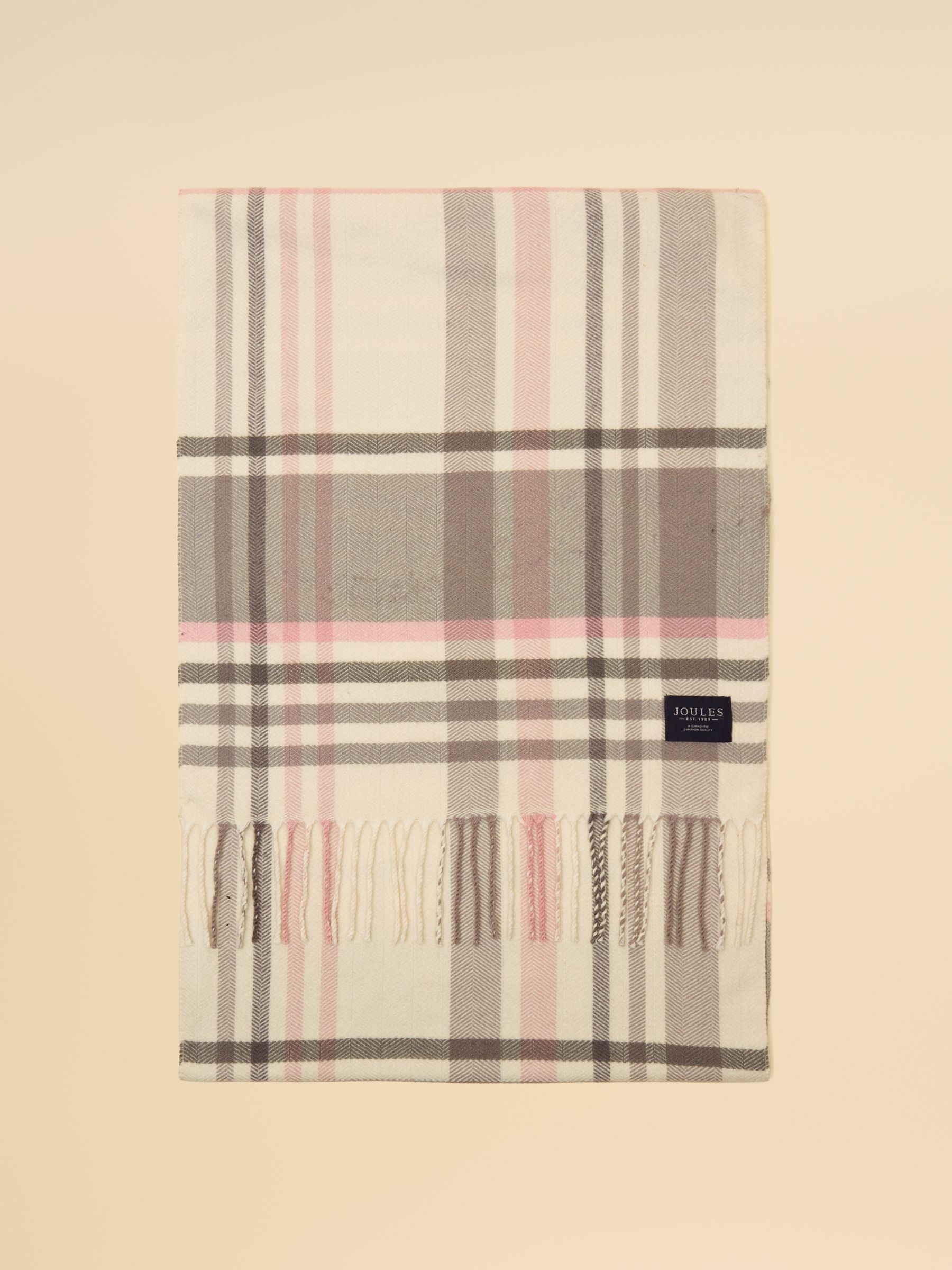 Langtree Pink & Grey Large Scarf - Image 5 of 5