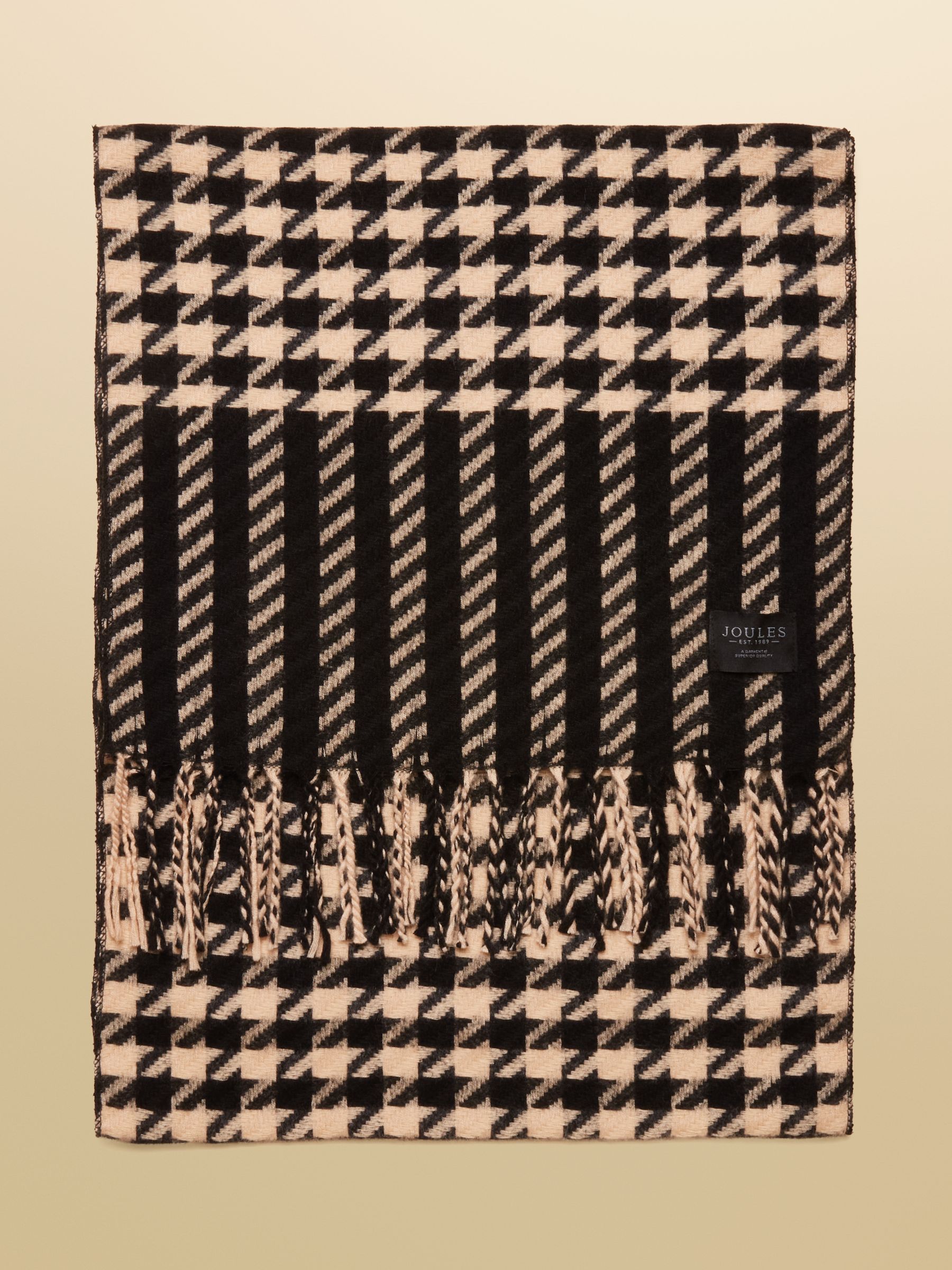 Langtree Black & Tan Large Scarf - Image 5 of 6