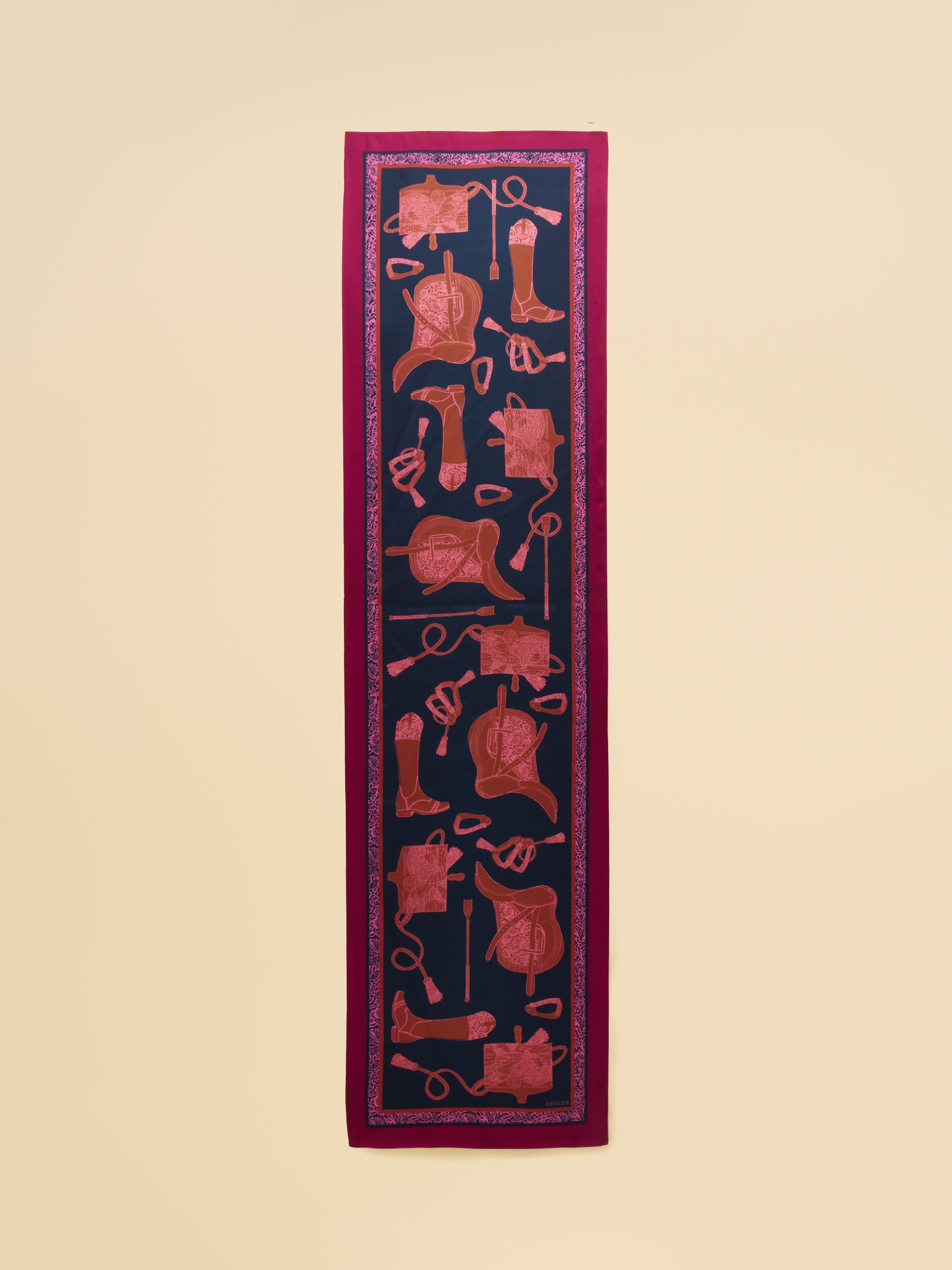 Windsor Navy 100% Silk Scarf - Image 2 of 8