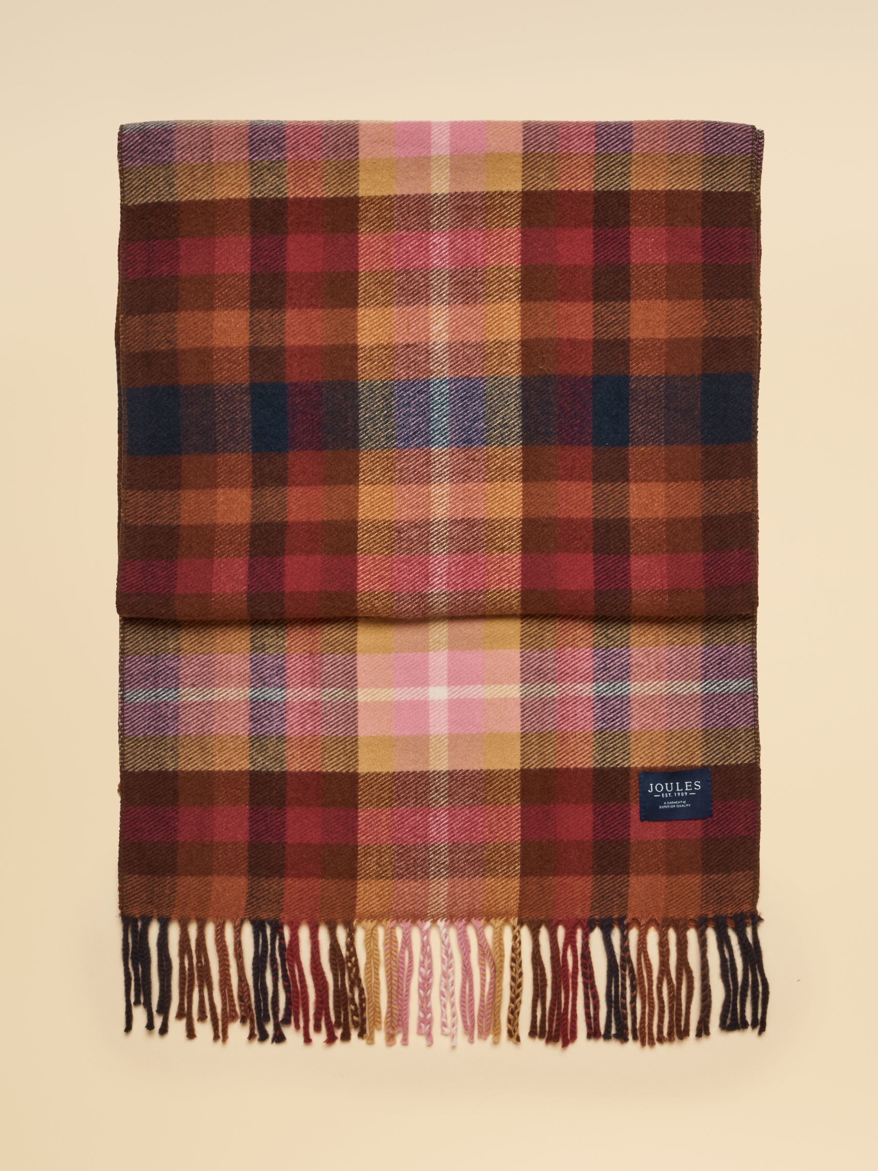 Langtree Berry Red Large Scarf - Image 5 of 6