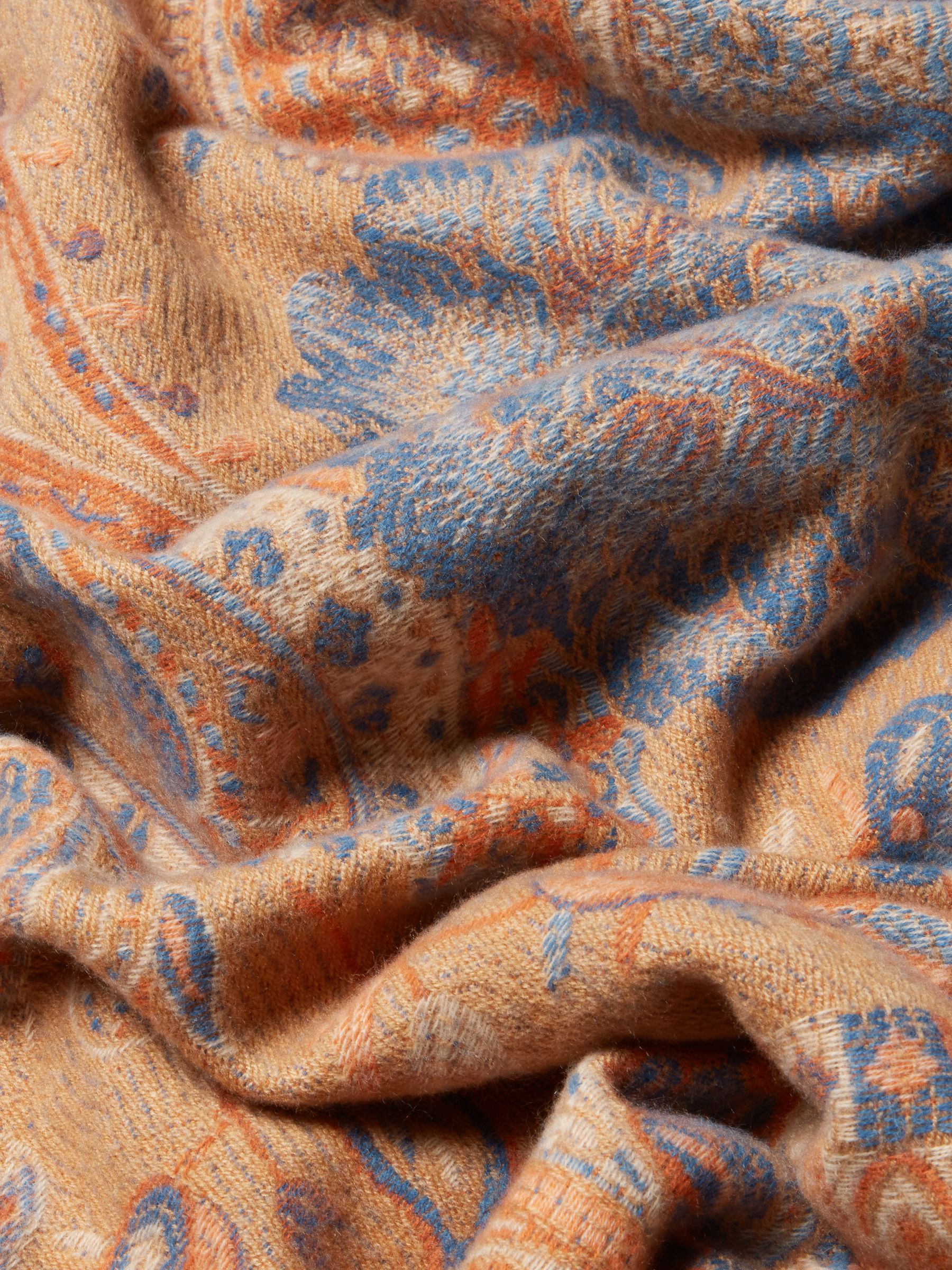 Erin Neutral Jacquard Scarf - Image 8 of 8