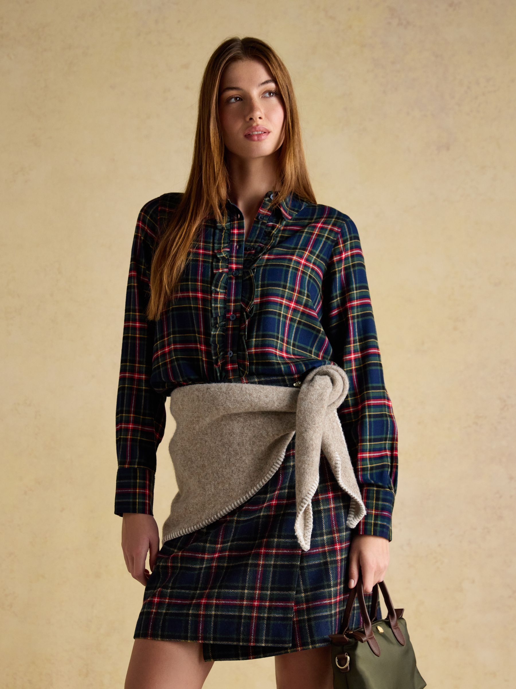 Kendra Oat Triangle Scarf - Image 2 of 7