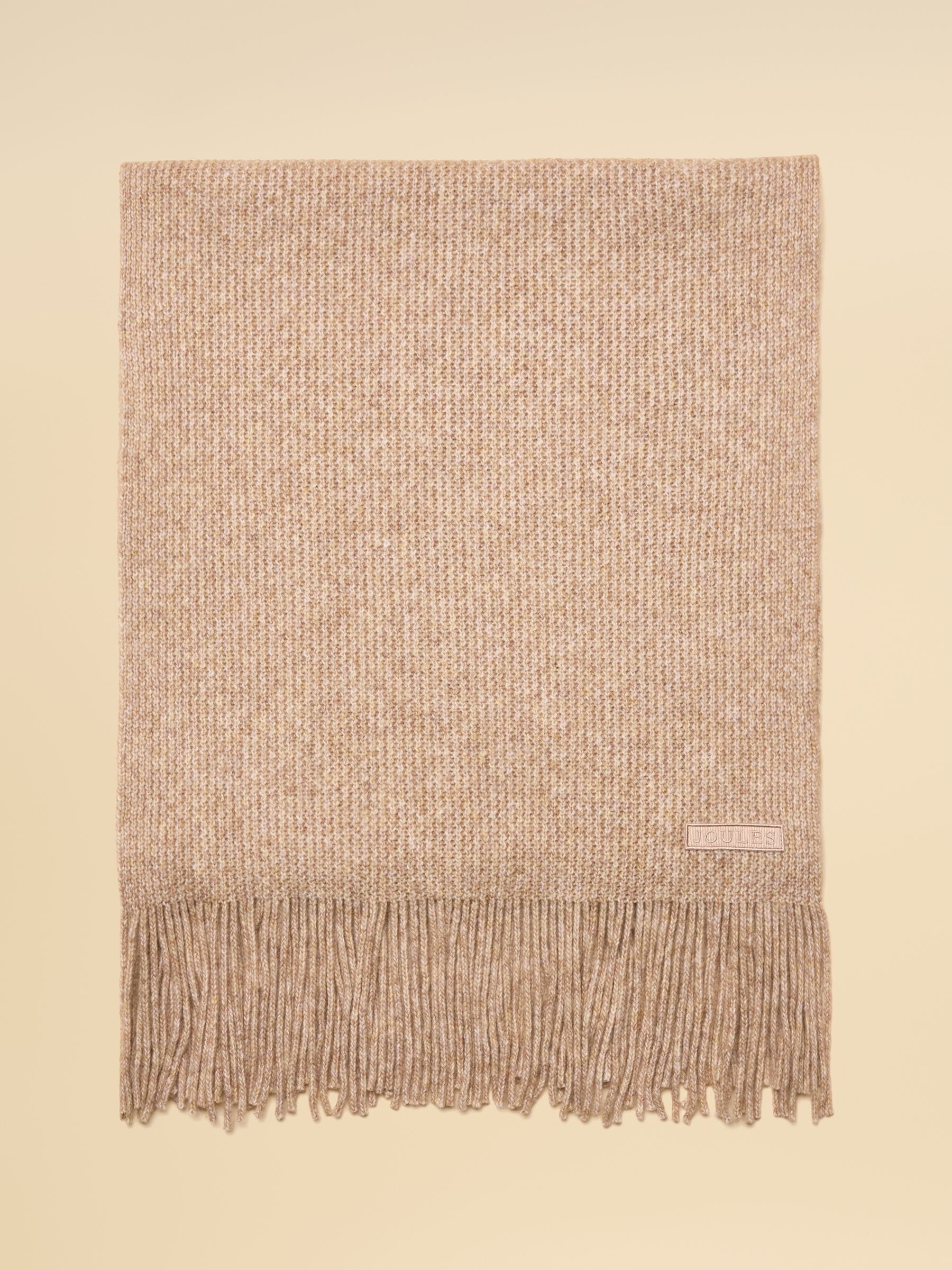 Rosa Oatmeal Knitted Scarf - Image 4 of 5