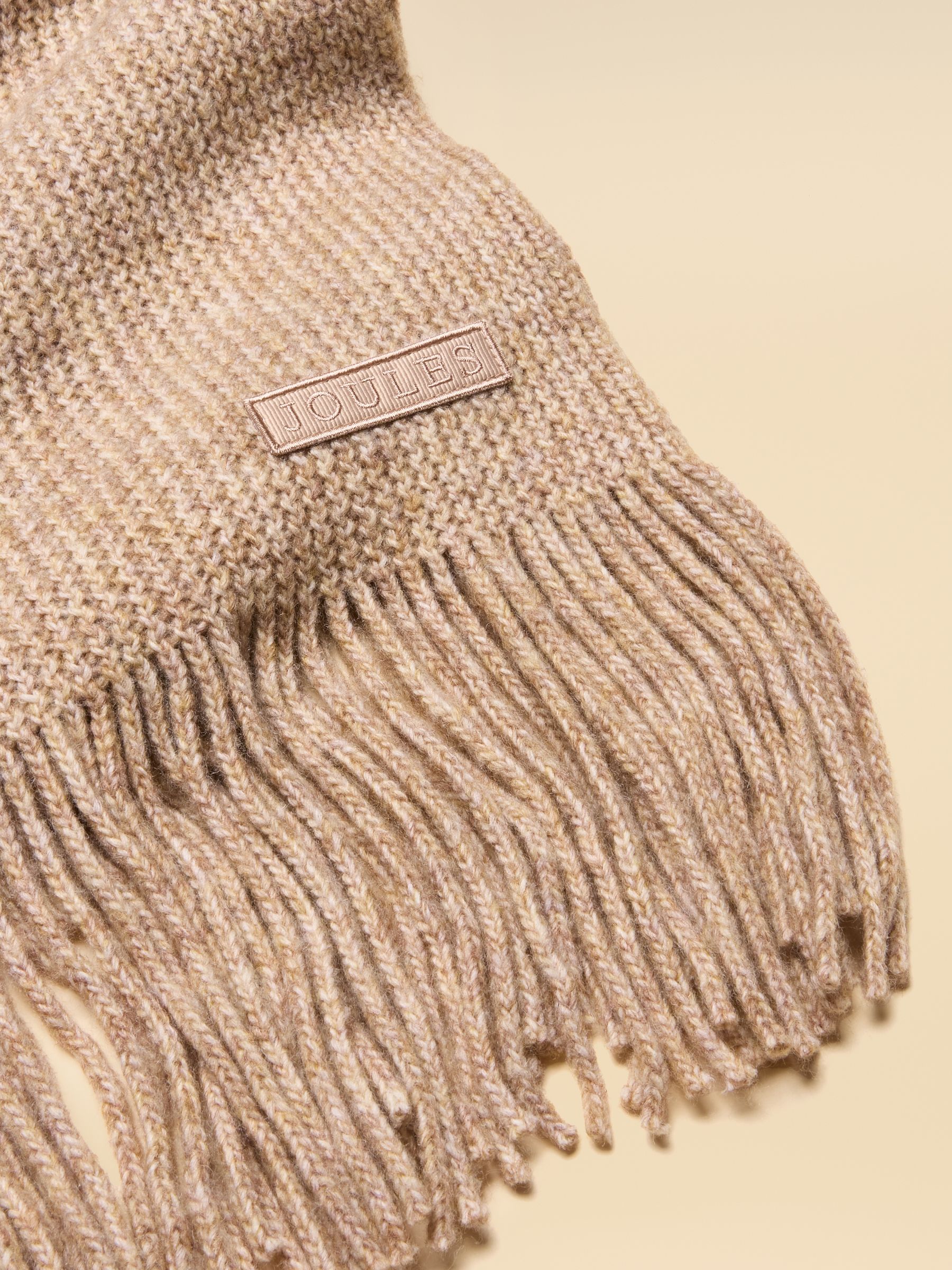 Rosa Oatmeal Knitted Scarf - Image 5 of 5