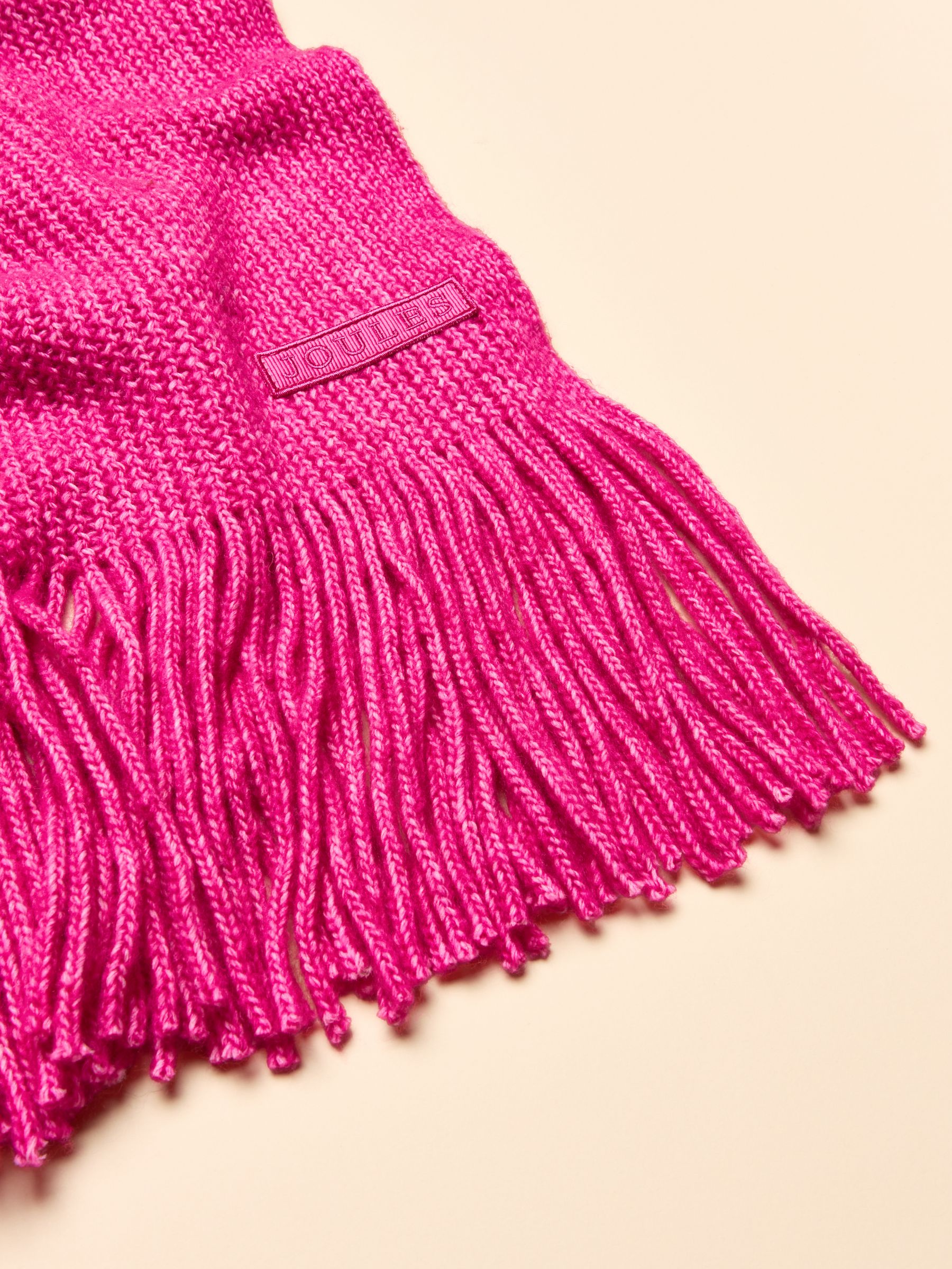 Rosa Pink Knitted Scarf - Image 5 of 6