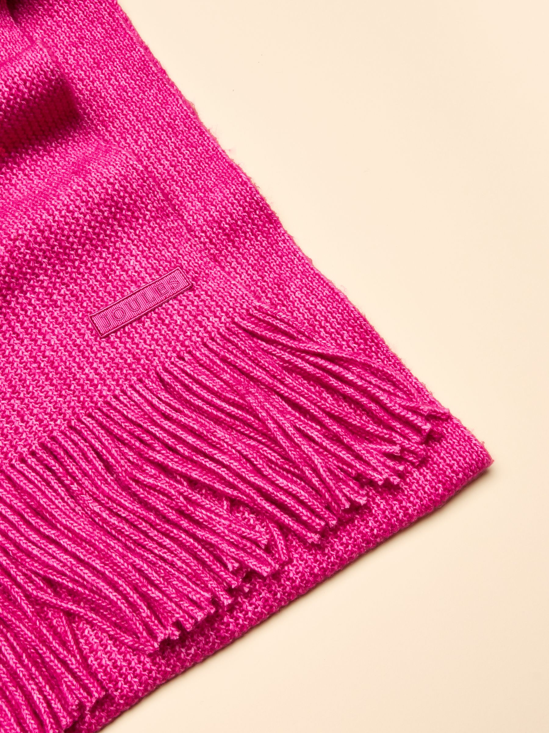 Rosa Pink Knitted Scarf - Image 6 of 6 Rosa Pink Knitted Scarf - Image 6 of 6