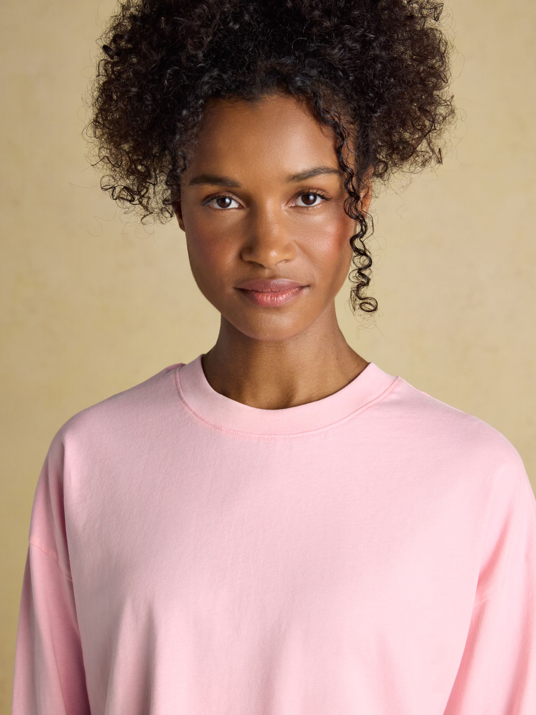 Lyla Pink & Cream Party Dogs Long Sleeve Jersey Cotton Pyjama Set - Image 6 of 8