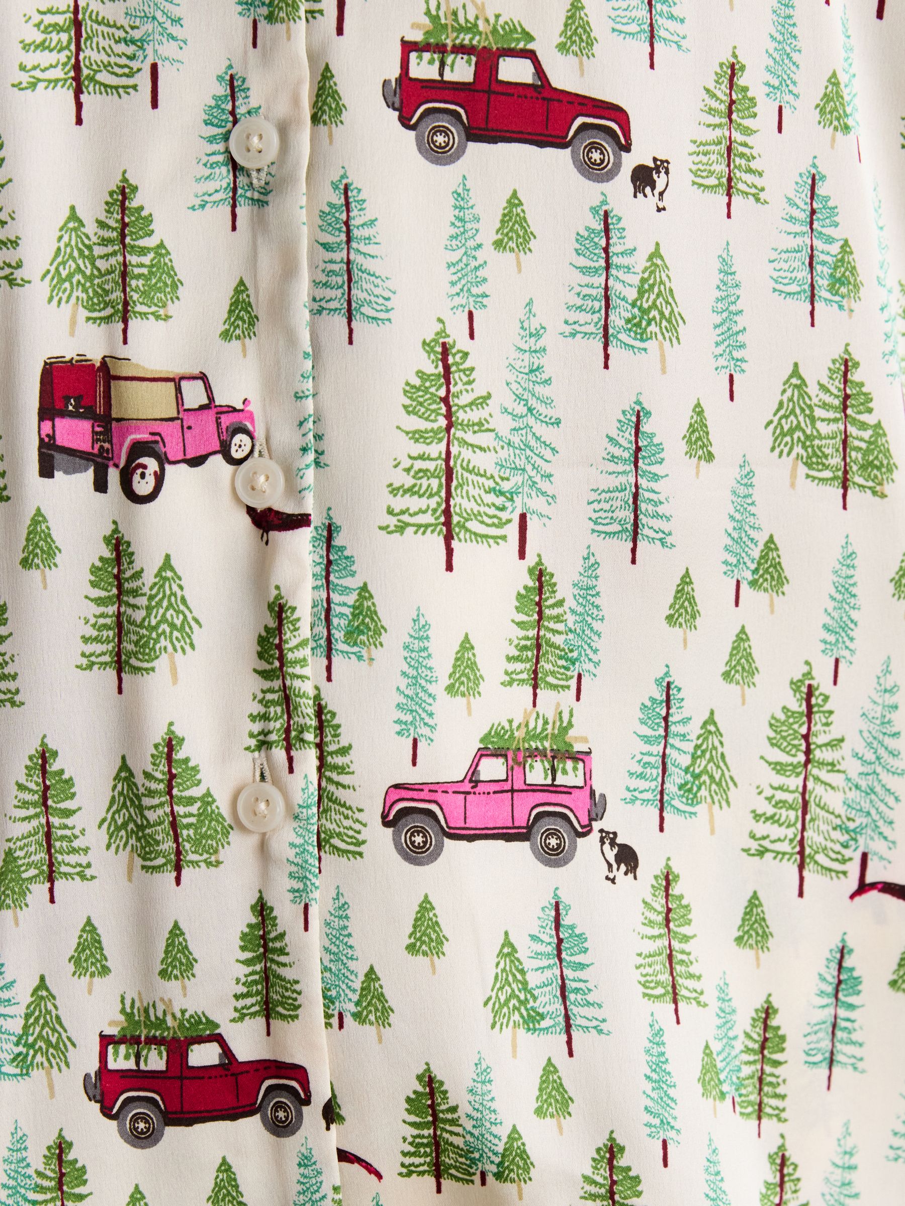 Bonnie Cream Satin Long Sleeve Pyjama Set - Image 4 of 6