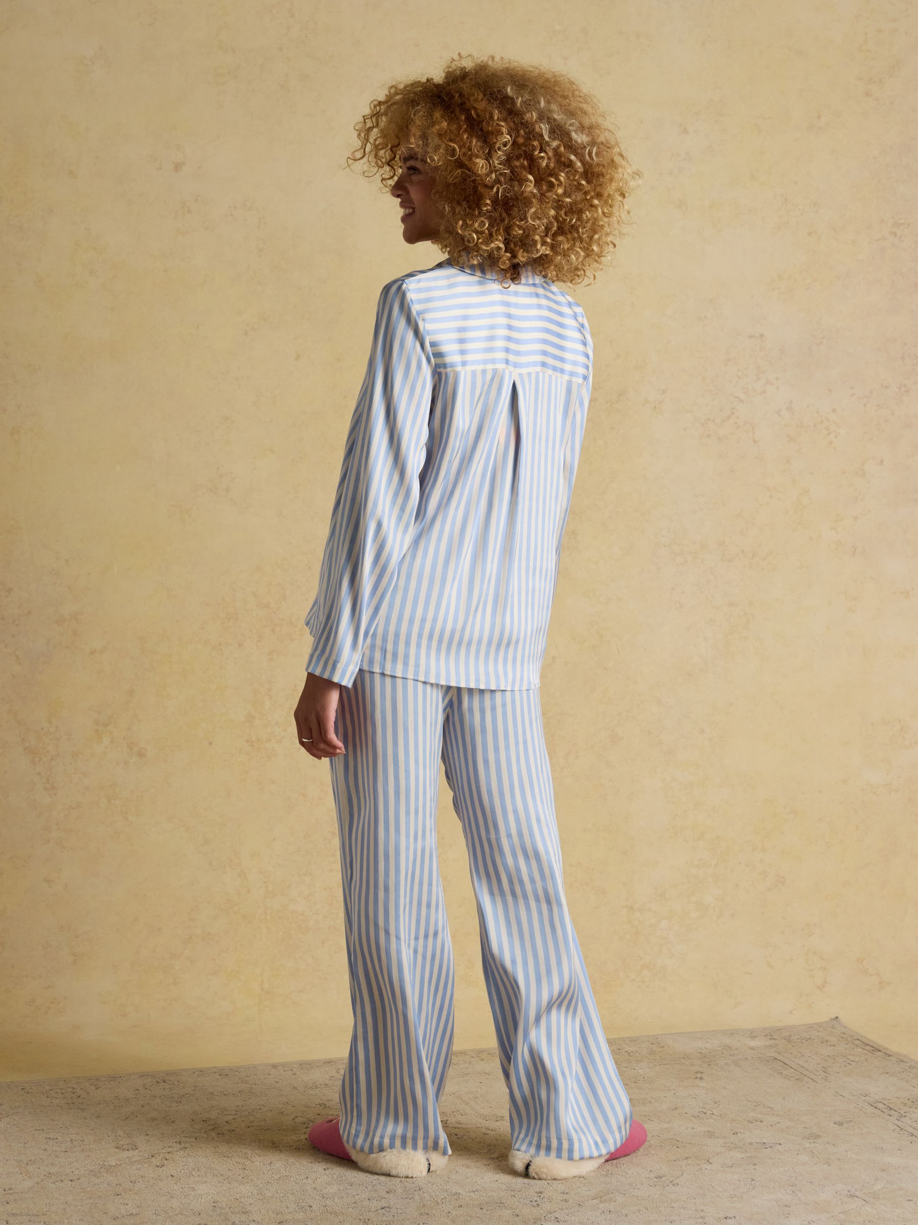 Bonnie Stripe Satin Long Sleeve Pyjama Set - Image 2 of 8