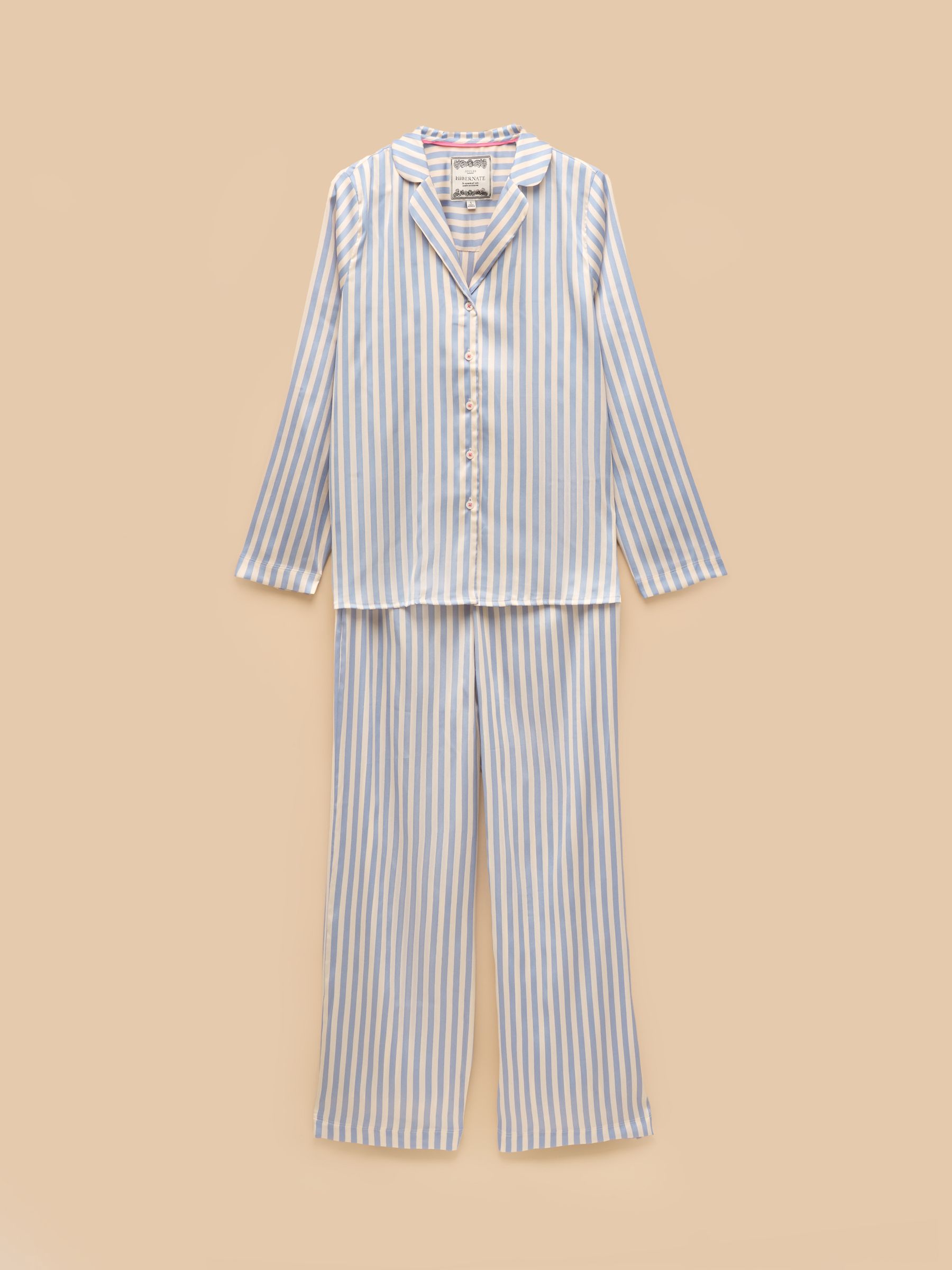 Bonnie Stripe Satin Long Sleeve Pyjama Set - Image 8 of 8