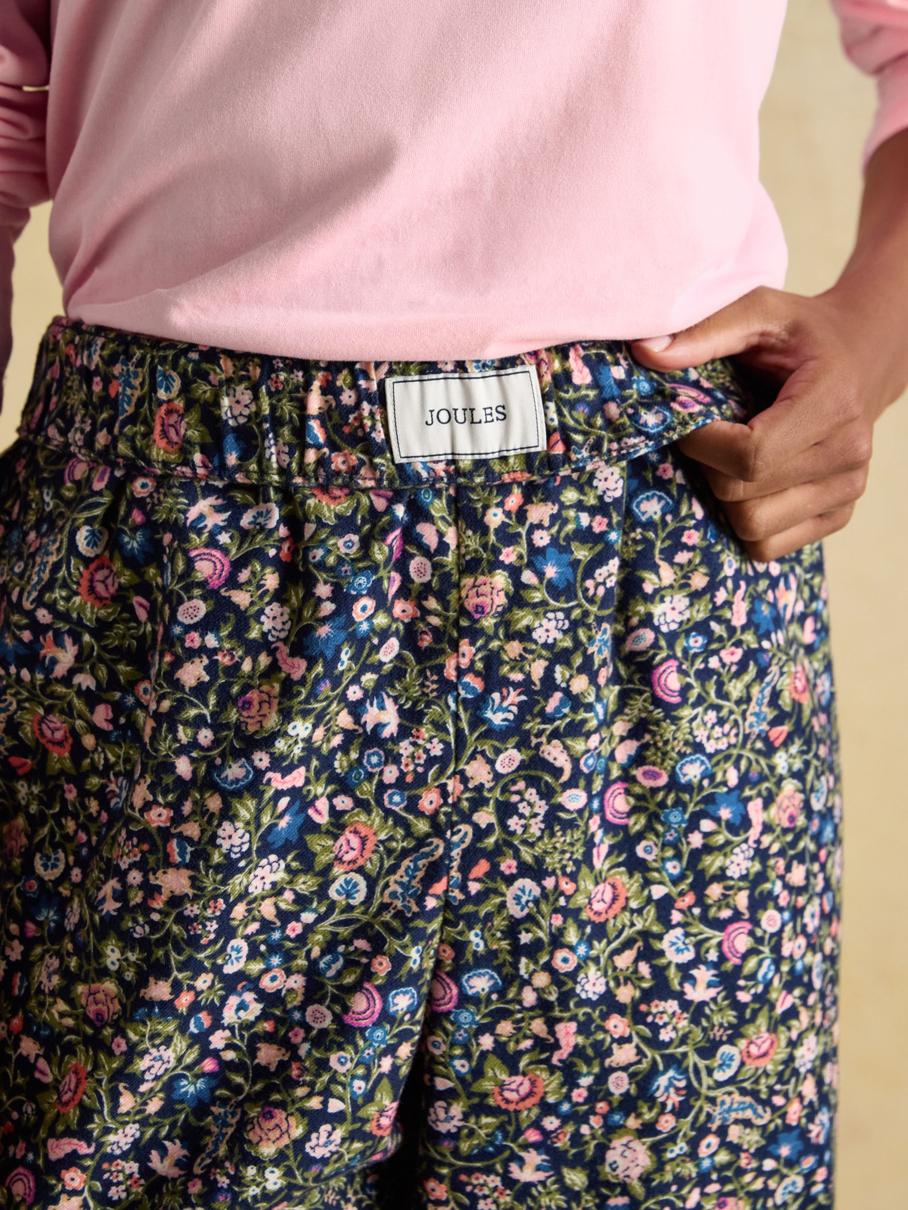 Stella Ditsy Floral Woven Brushed Cotton Pyjama Bottoms - Image 7 of 9