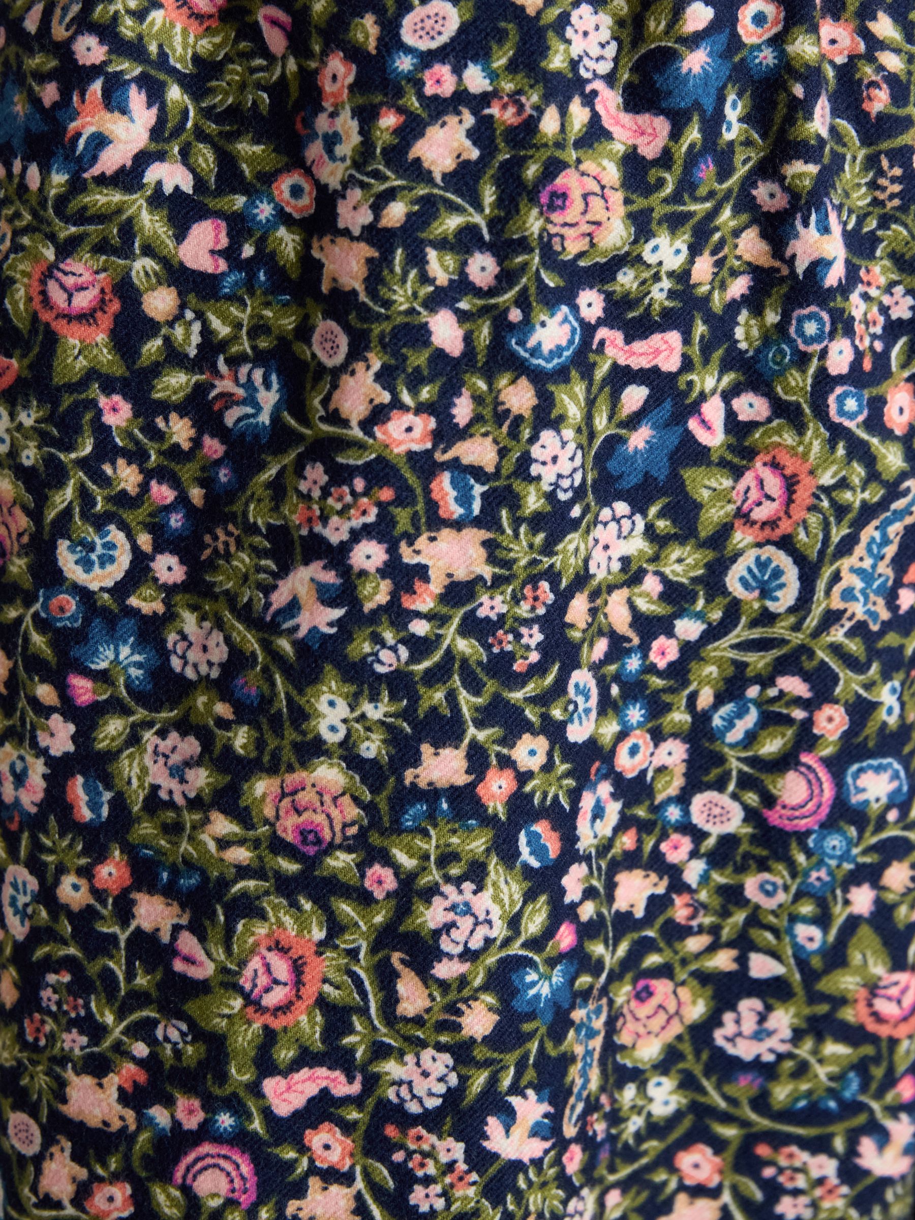 Stella Ditsy Floral Woven Brushed Cotton Pyjama Bottoms - Image 8 of 9