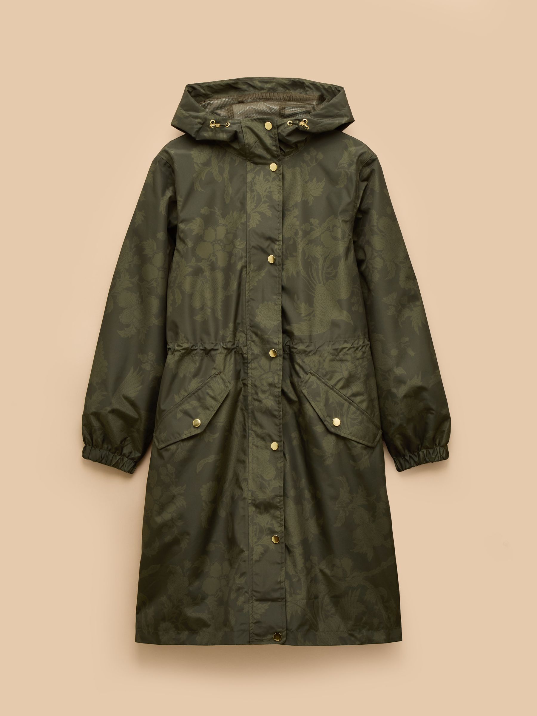 Holkham Green Waterproof Packable Raincoat With Hood - Image 12 of 12