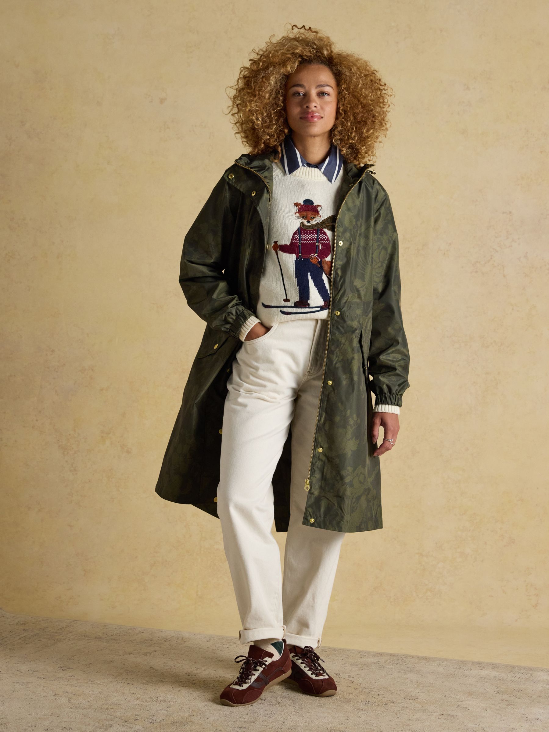 Holkham Green Waterproof Packable Raincoat With Hood - Image 5 of 12