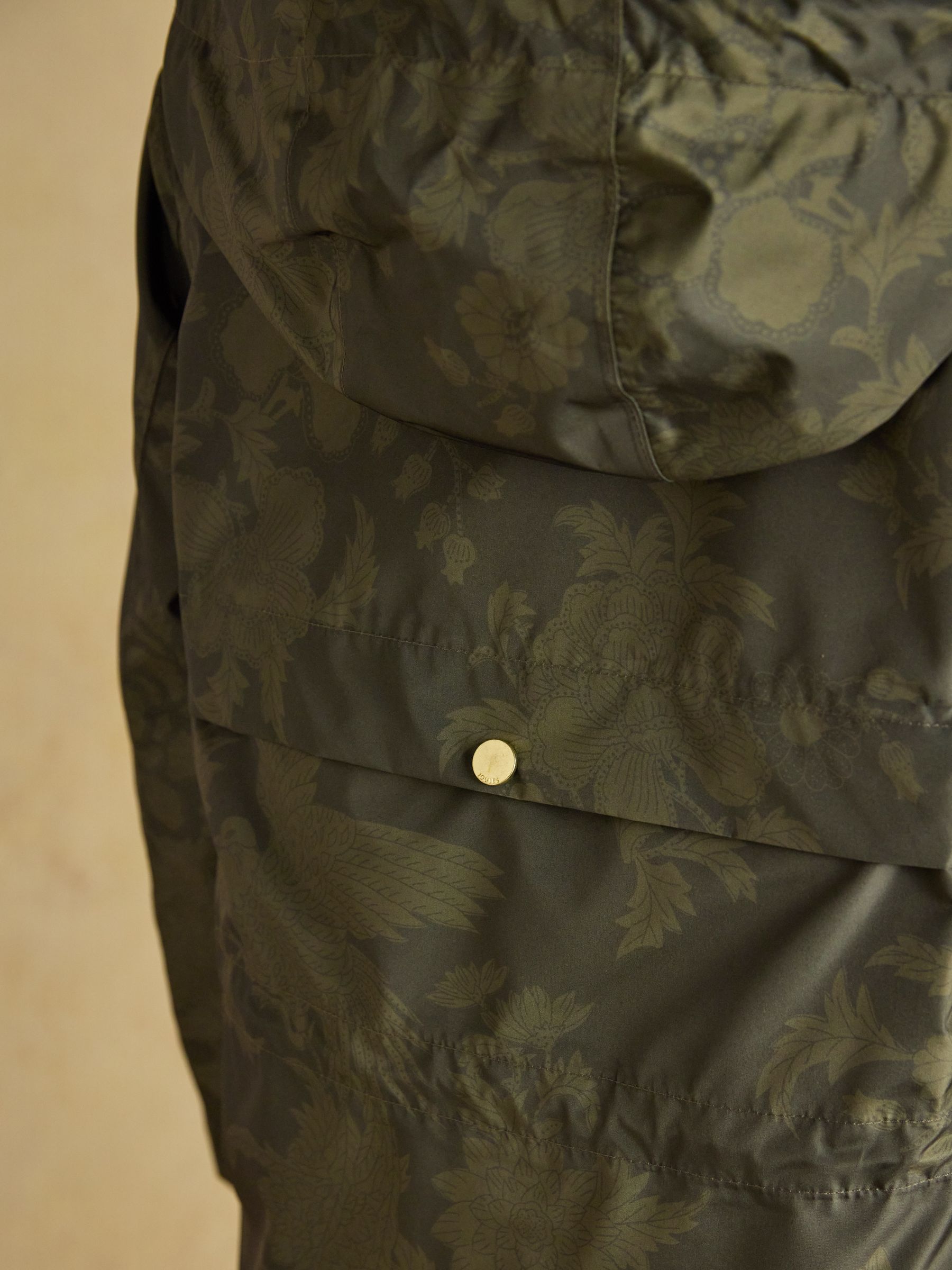 Holkham Green Waterproof Packable Raincoat With Hood - Image 9 of 12